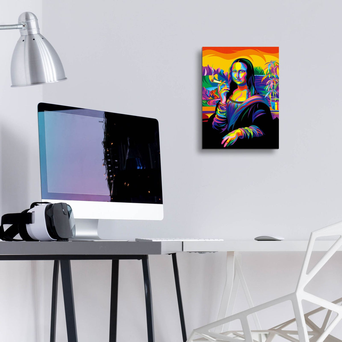 Mona Lisa by Bob Weer - 12x16 acrylic wall art in a room