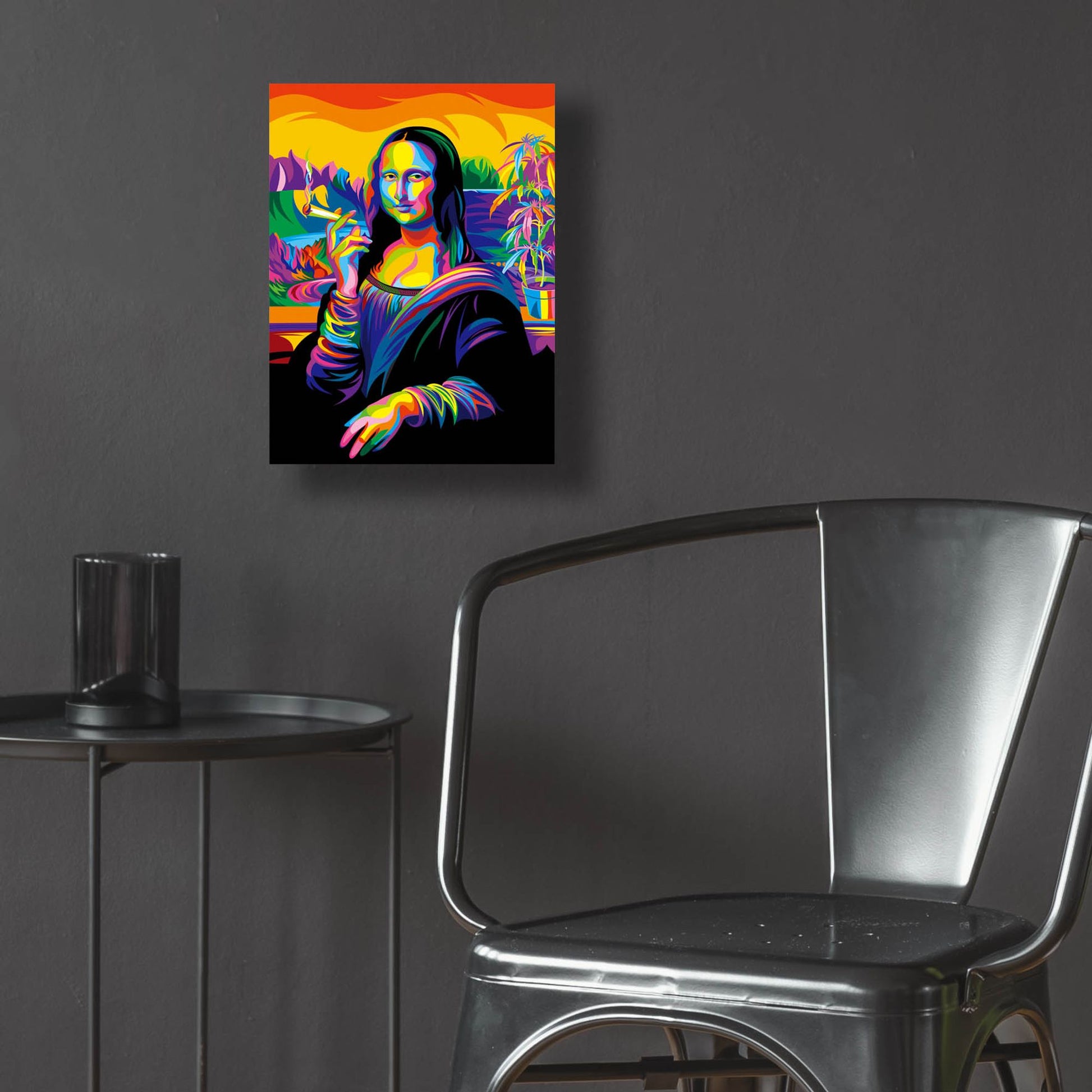 Epic Art 'Mona Lisa' by Bob Weer, Acrylic Glass Wall Art,12x16