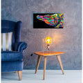 Crocodile Smile by Bob Weer - 24x12 acrylic wall art in a room