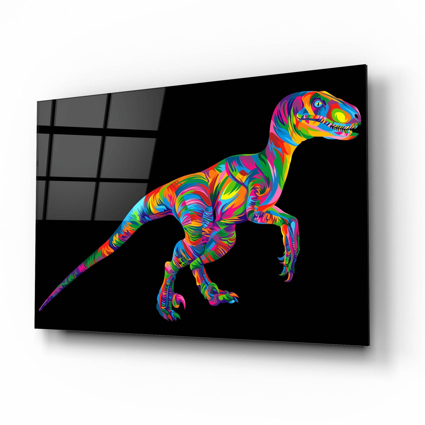 Epic Art 'Raptor' by Bob Weer, Acrylic Glass Wall Art,16x12