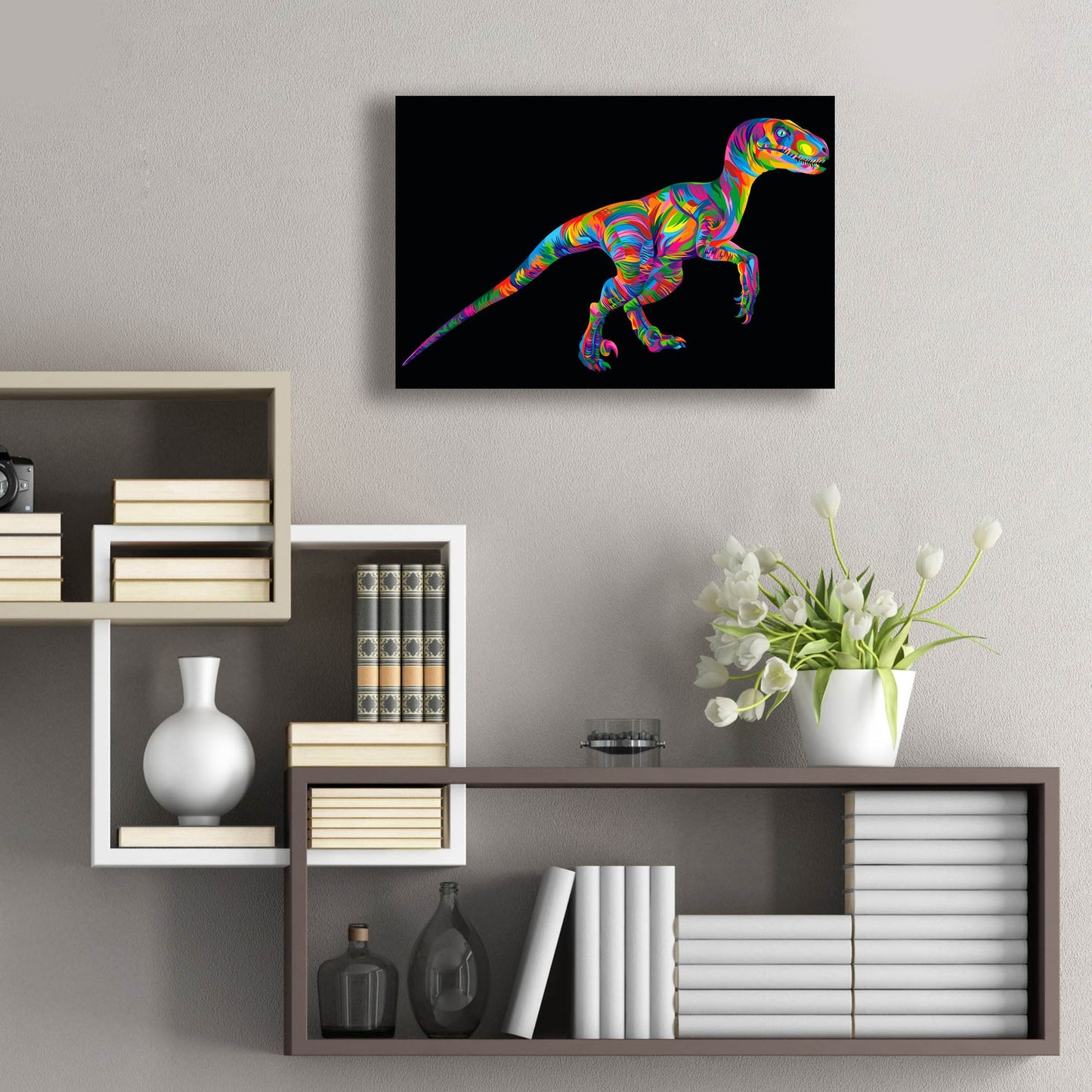 Epic Art 'Raptor' by Bob Weer, Acrylic Glass Wall Art,24x16