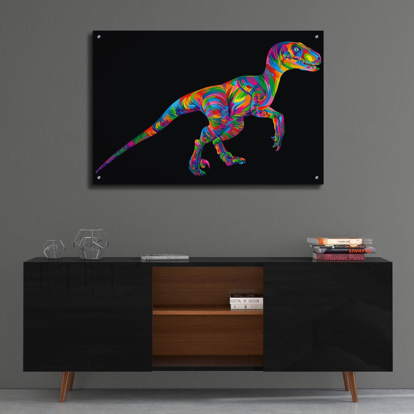 Epic Art 'Raptor' by Bob Weer, Acrylic Glass Wall Art,36x24