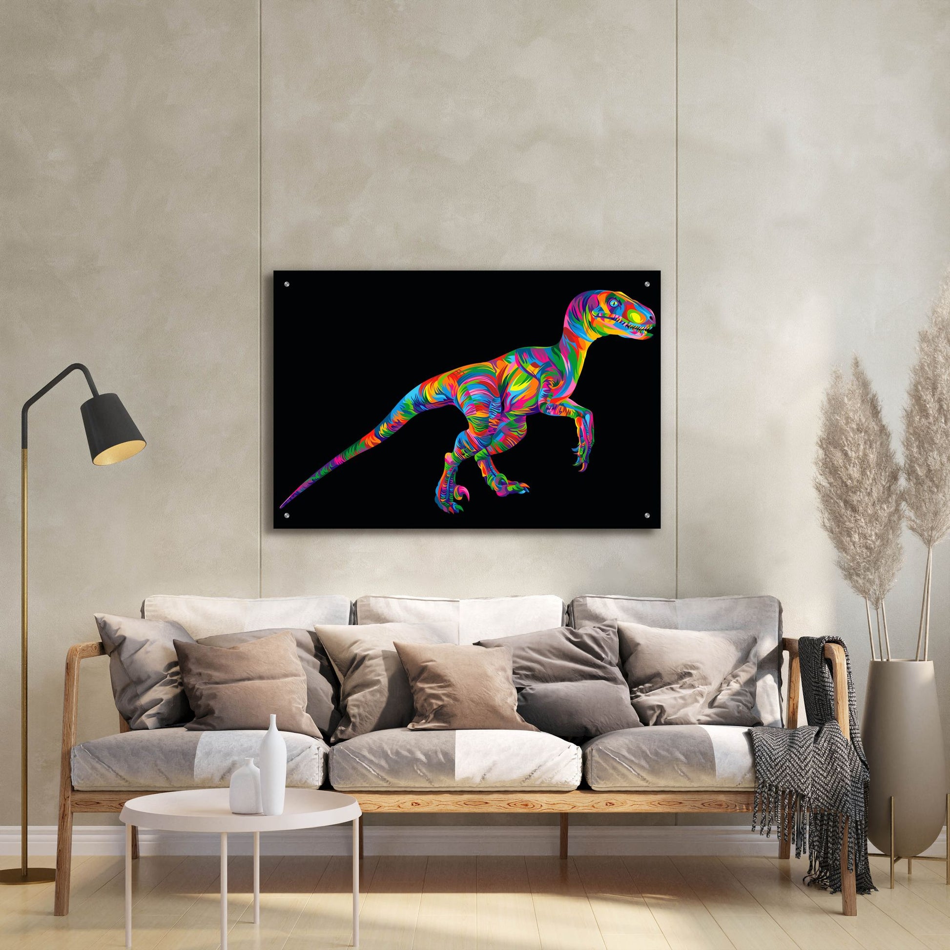 Epic Art 'Raptor' by Bob Weer, Acrylic Glass Wall Art,36x24