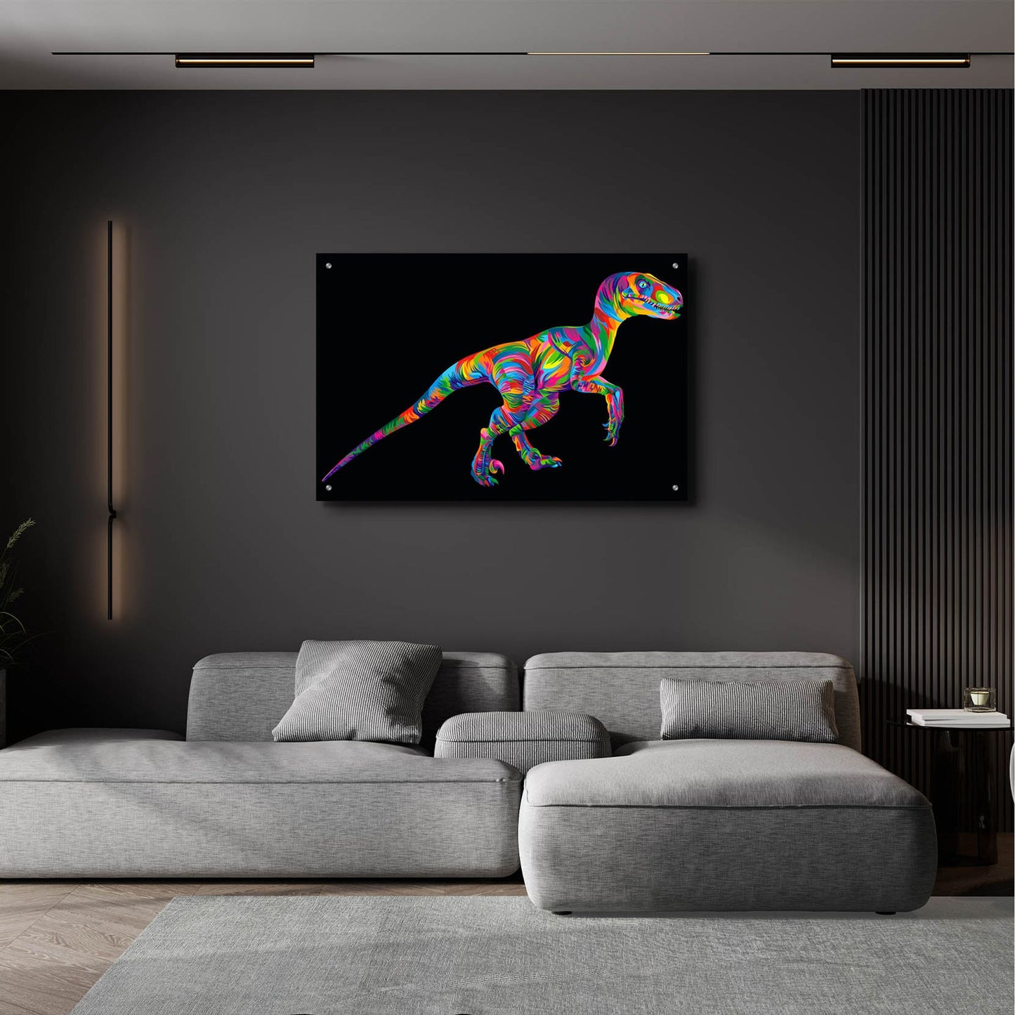 Epic Art 'Raptor' by Bob Weer, Acrylic Glass Wall Art,36x24