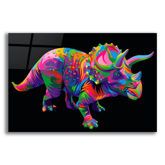 Epic Art 'Triceratops' by Bob Weer, Acrylic Glass Wall Art