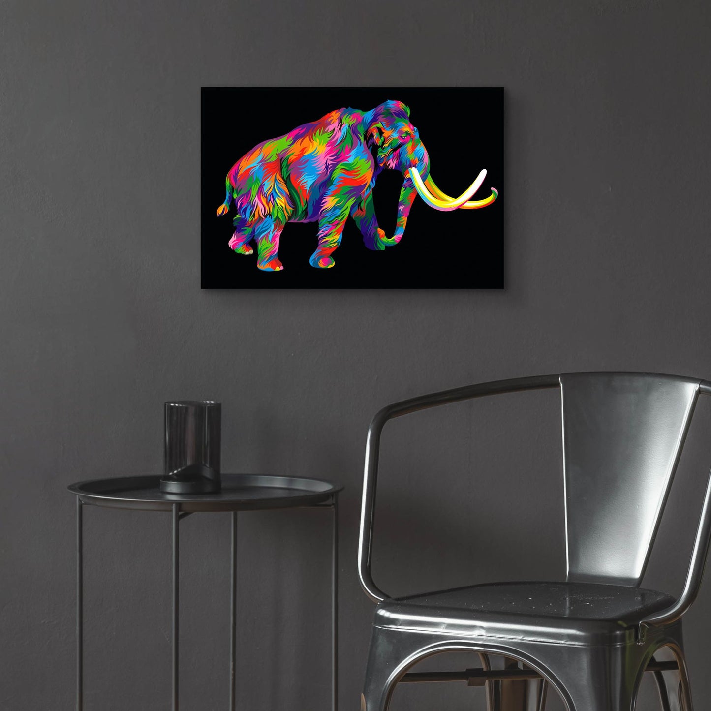 Epic Art 'Wooly Mammoth' by Bob Weer, Acrylic Glass Wall Art,24x16