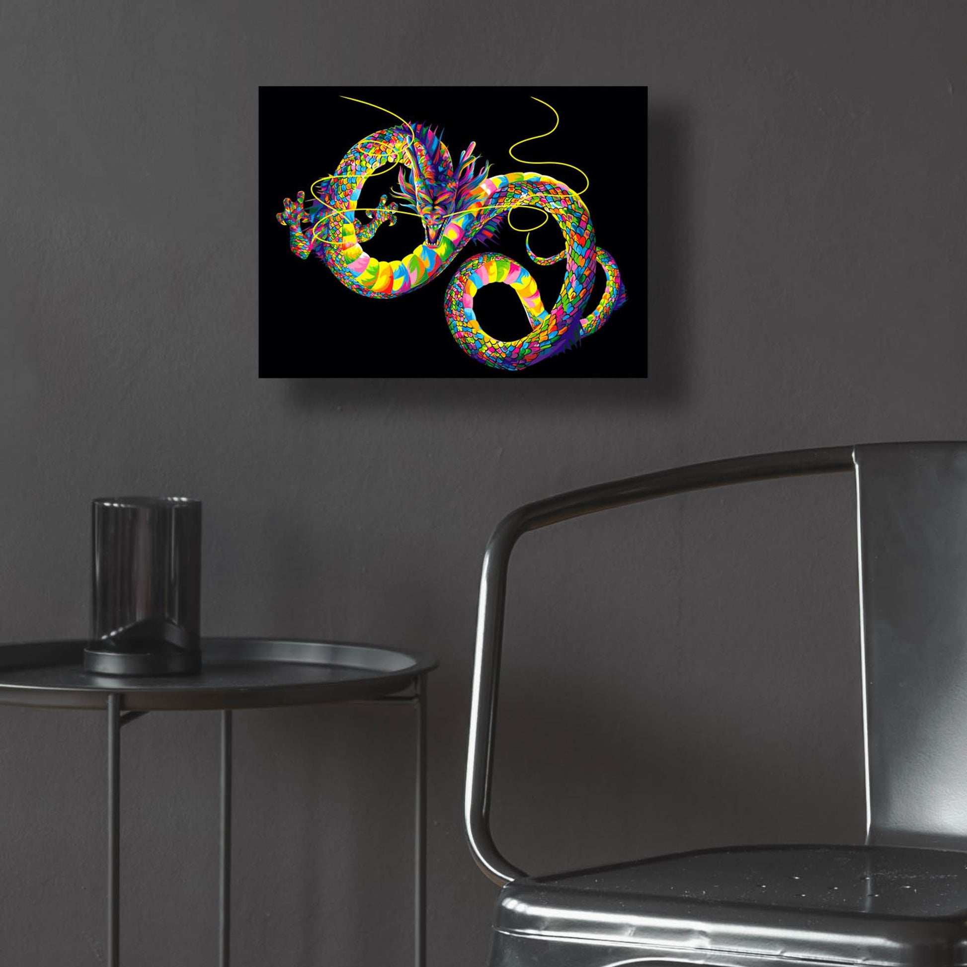 Epic Art 'Chinese Dragon' by Bob Weer, Acrylic Glass Wall Art,16x12