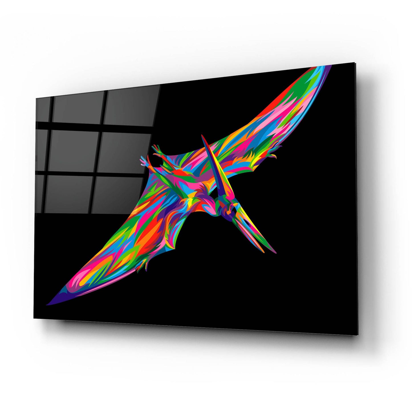 Epic Art 'Pterodactyl' by Bob Weer, Acrylic Glass Wall Art,24x16