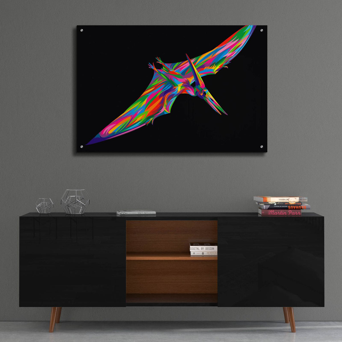 Pterodactyl by Bob Weer - 36x24 acrylic wall art in a room
