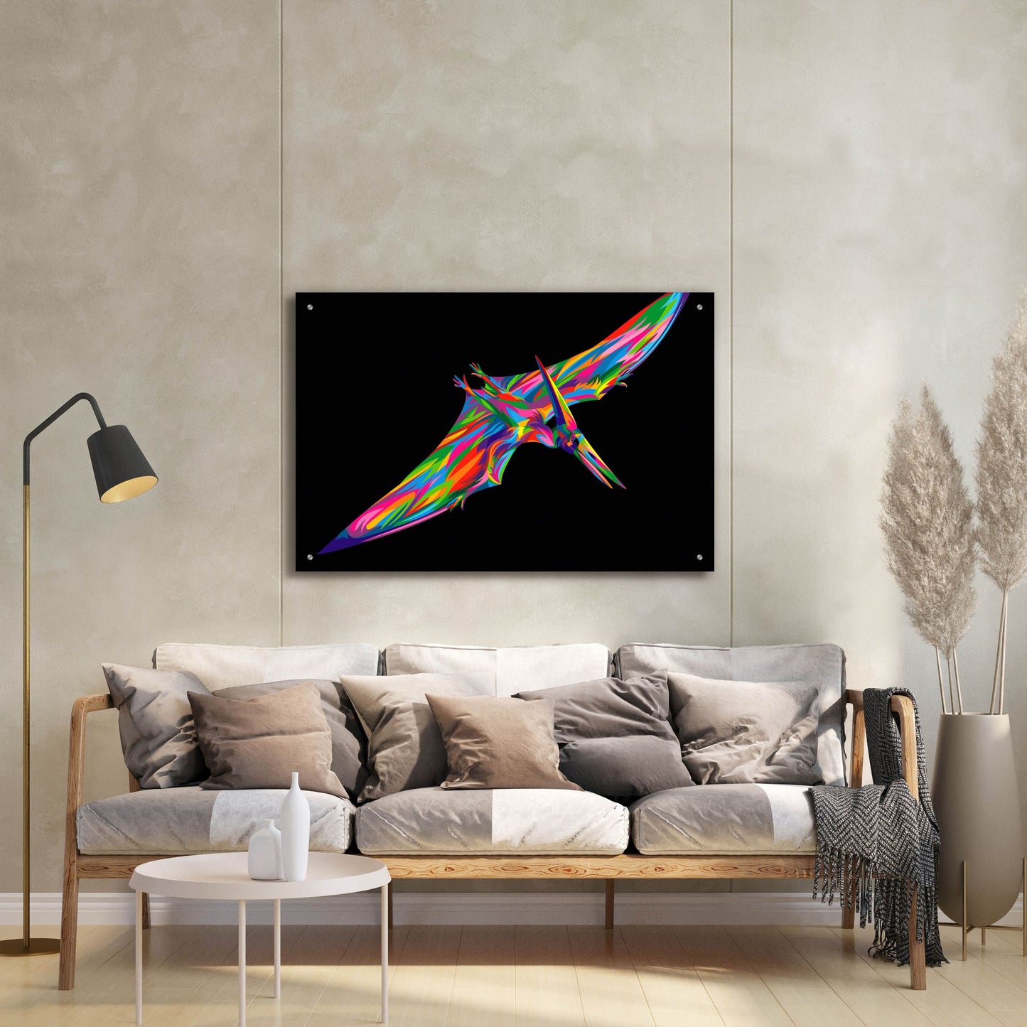 Epic Art 'Pterodactyl' by Bob Weer, Acrylic Glass Wall Art,36x24