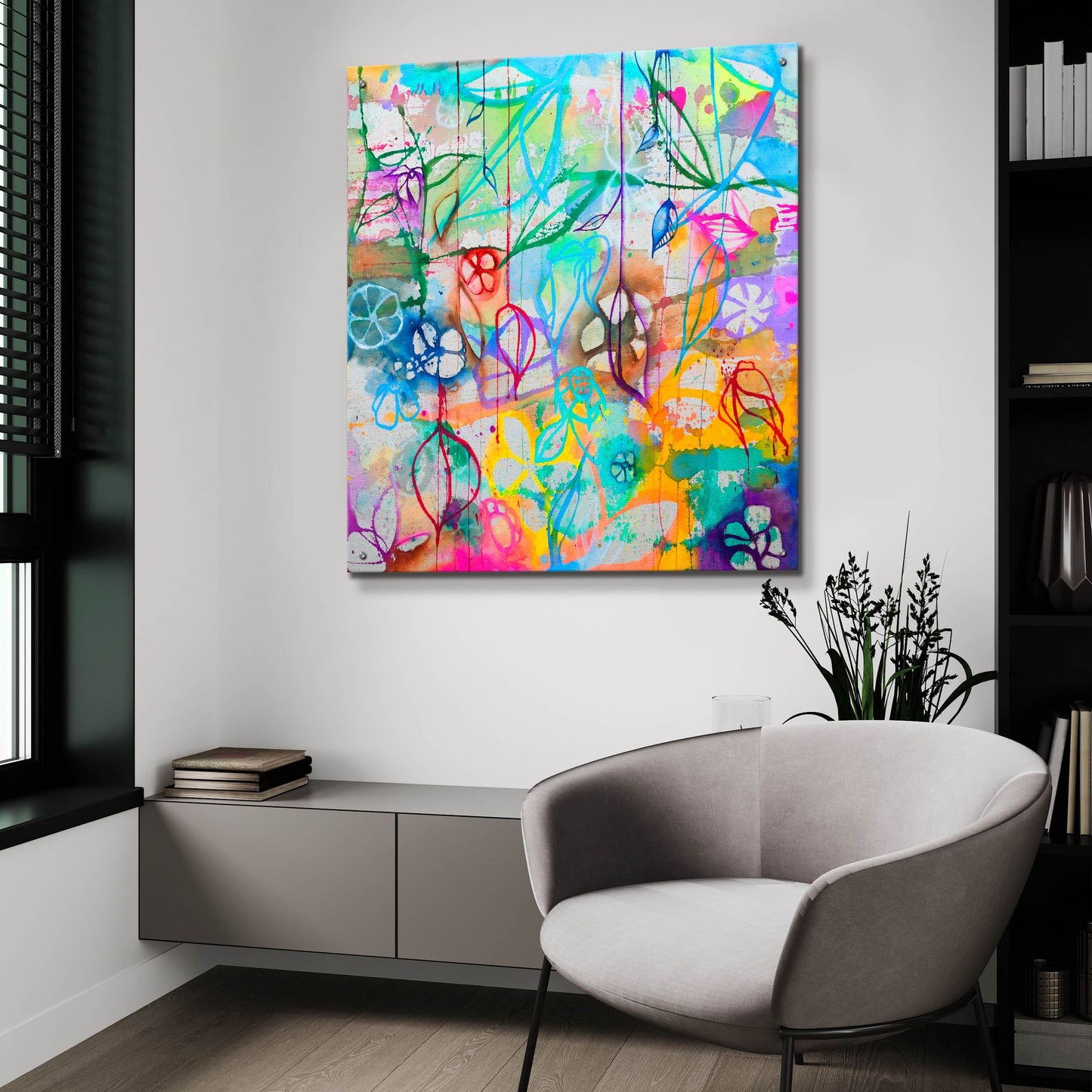 Epic Art 'Blossom Baby' by Zwart, Acrylic Glass Wall Art,36x36