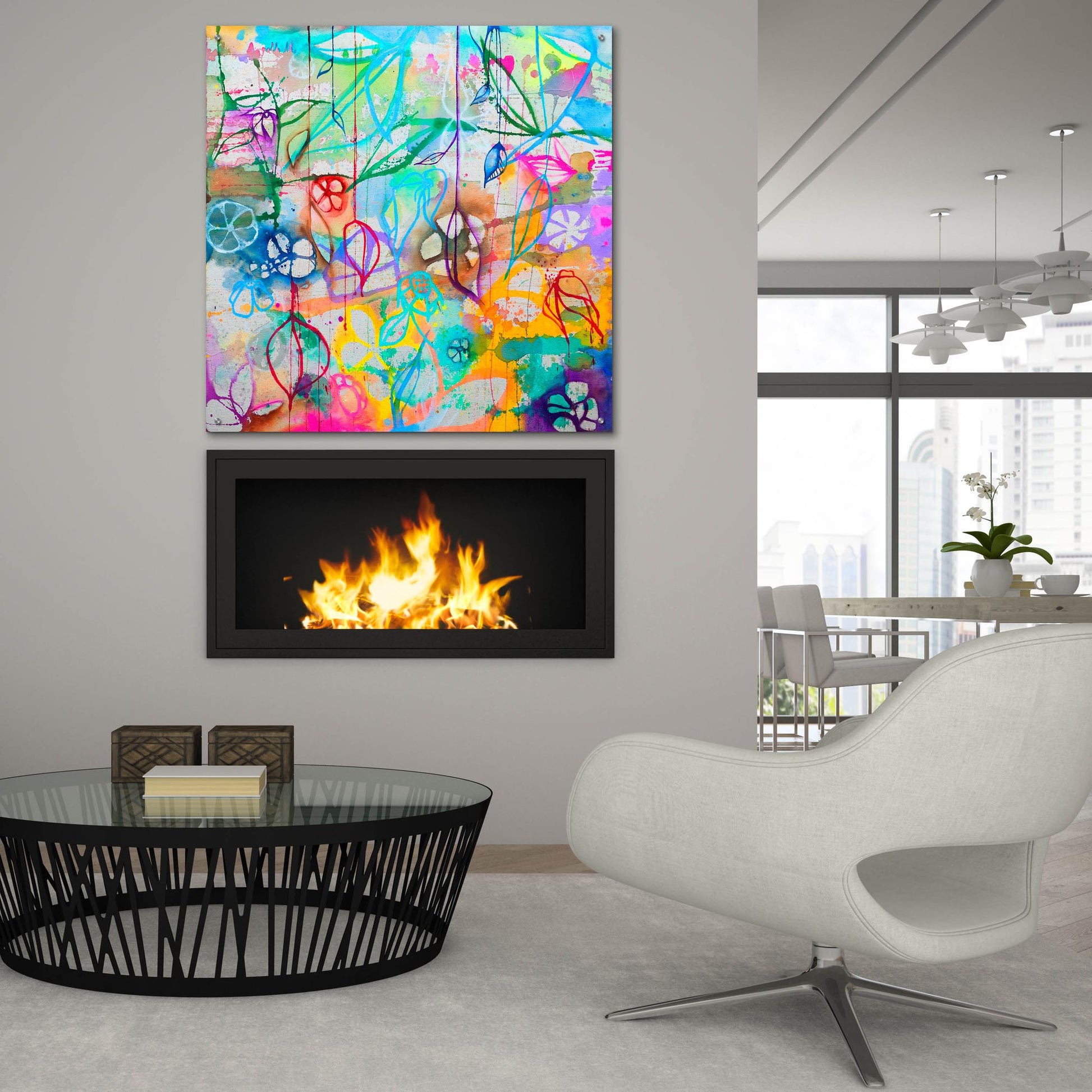 Epic Art 'Blossom Baby' by Zwart, Acrylic Glass Wall Art,36x36