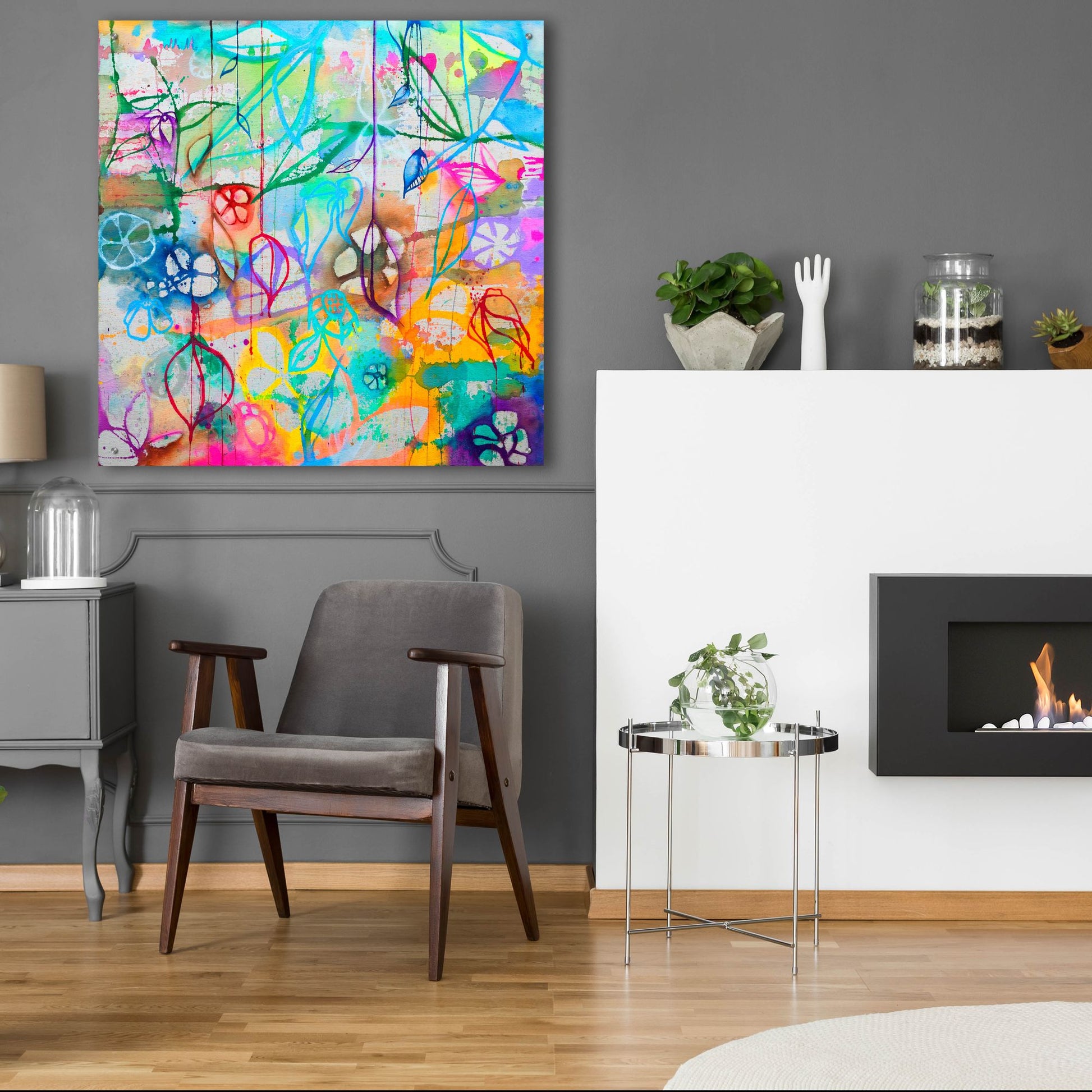 Epic Art 'Blossom Baby' by Zwart, Acrylic Glass Wall Art,36x36