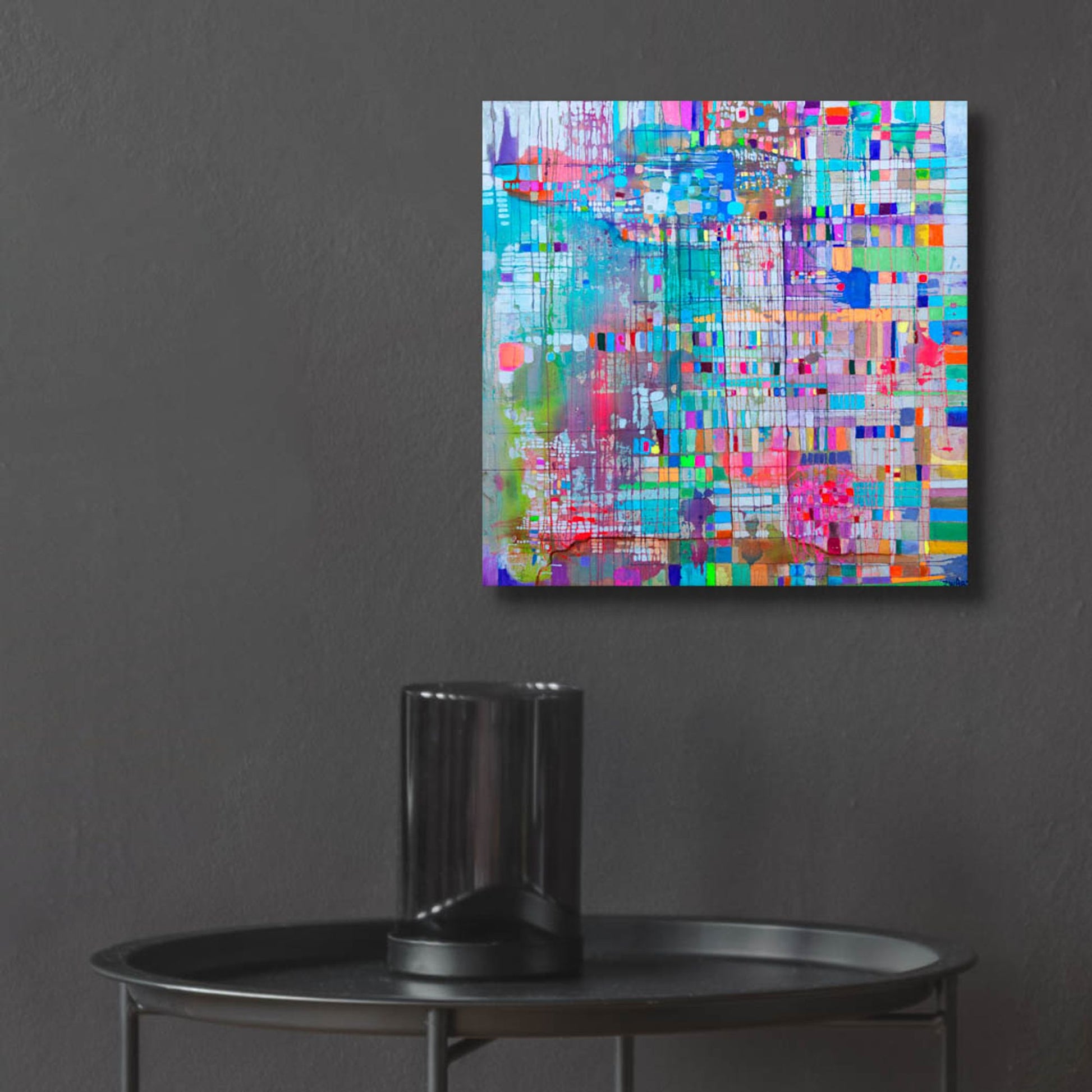 Epic Art 'Matrix Colour Field' by Zwart, Acrylic Glass Wall Art,12x12