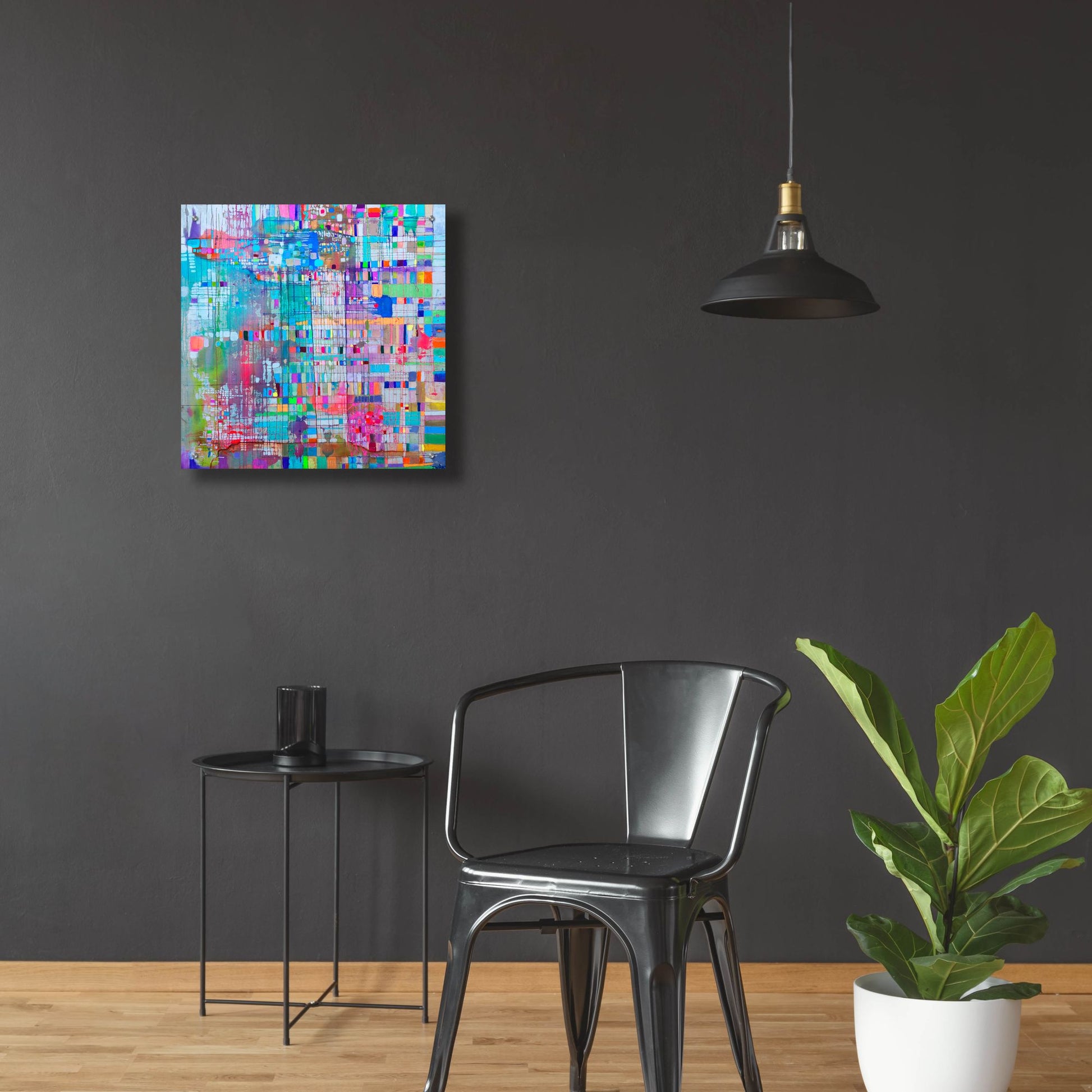 Epic Art 'Matrix Colour Field' by Zwart, Acrylic Glass Wall Art,24x24