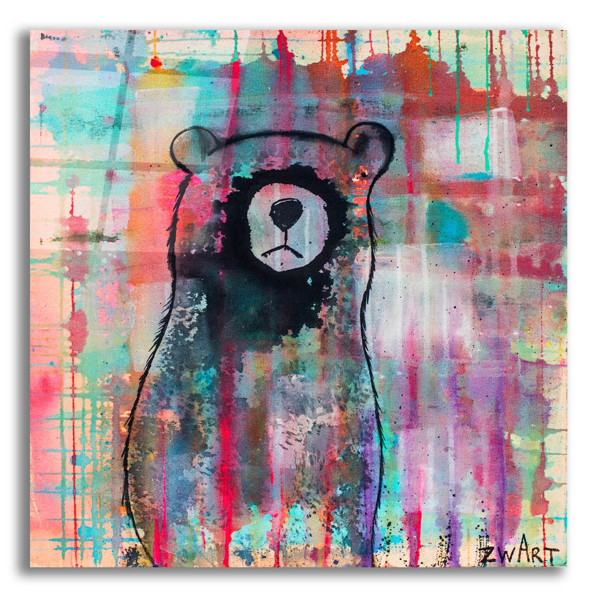 Epic Art 'Bear Meditates' by Zwart, Acrylic Glass Wall Art