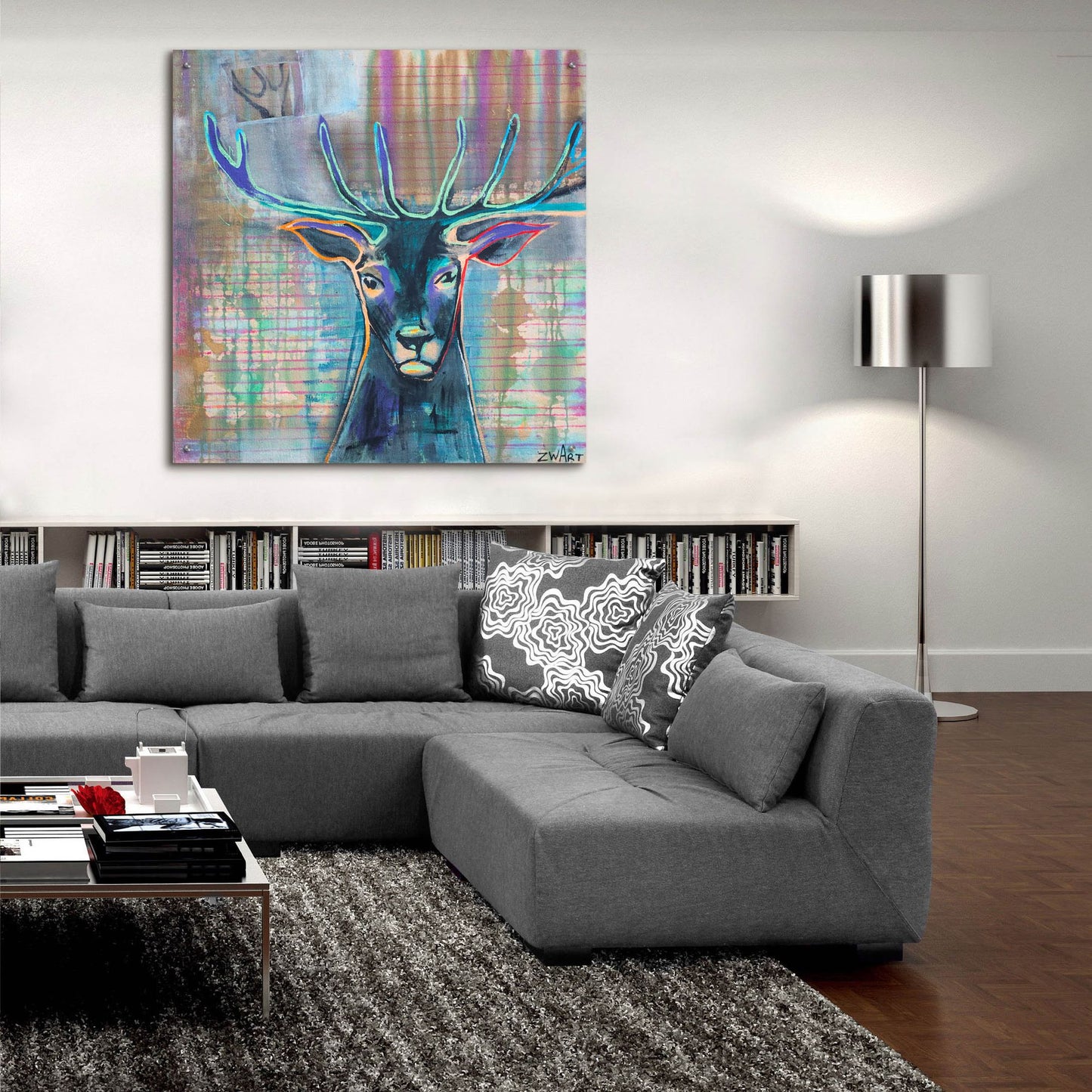 Epic Art 'Dear Deer' by Zwart, Acrylic Glass Wall Art,36x36