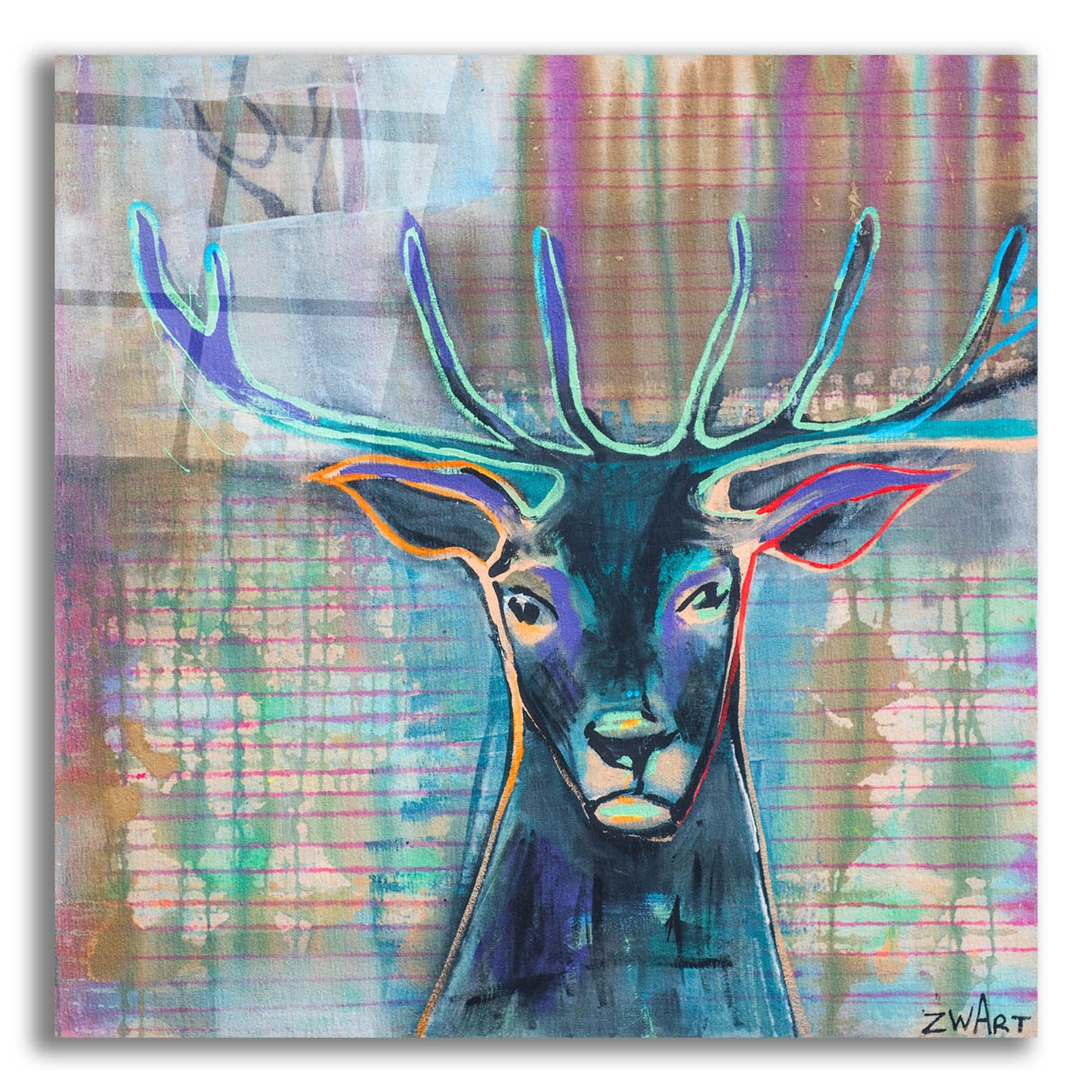 Epic Art 'Dear Deer' by Zwart, Acrylic Glass Wall Art