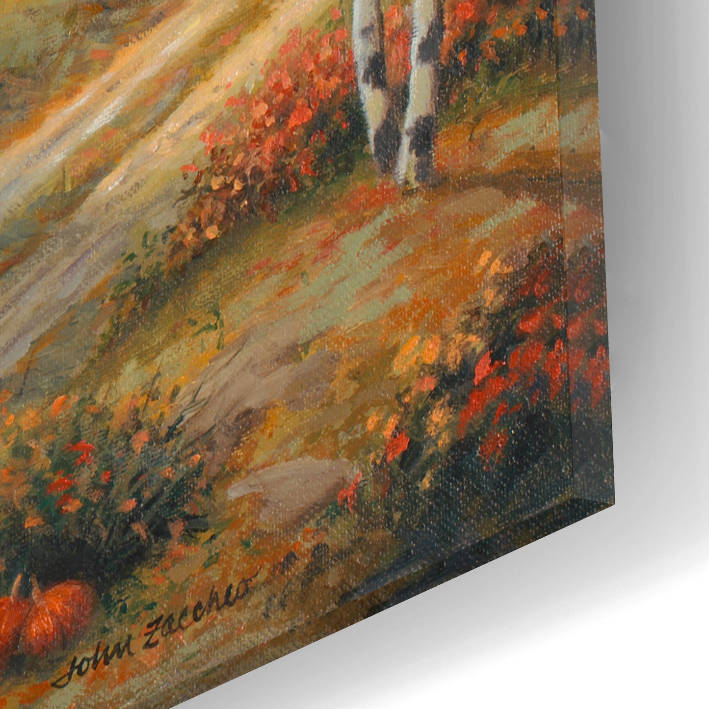 Epic Art 'Autumn In Vermont' by John Zaccheo, Acrylic Glass Wall Art,16x12