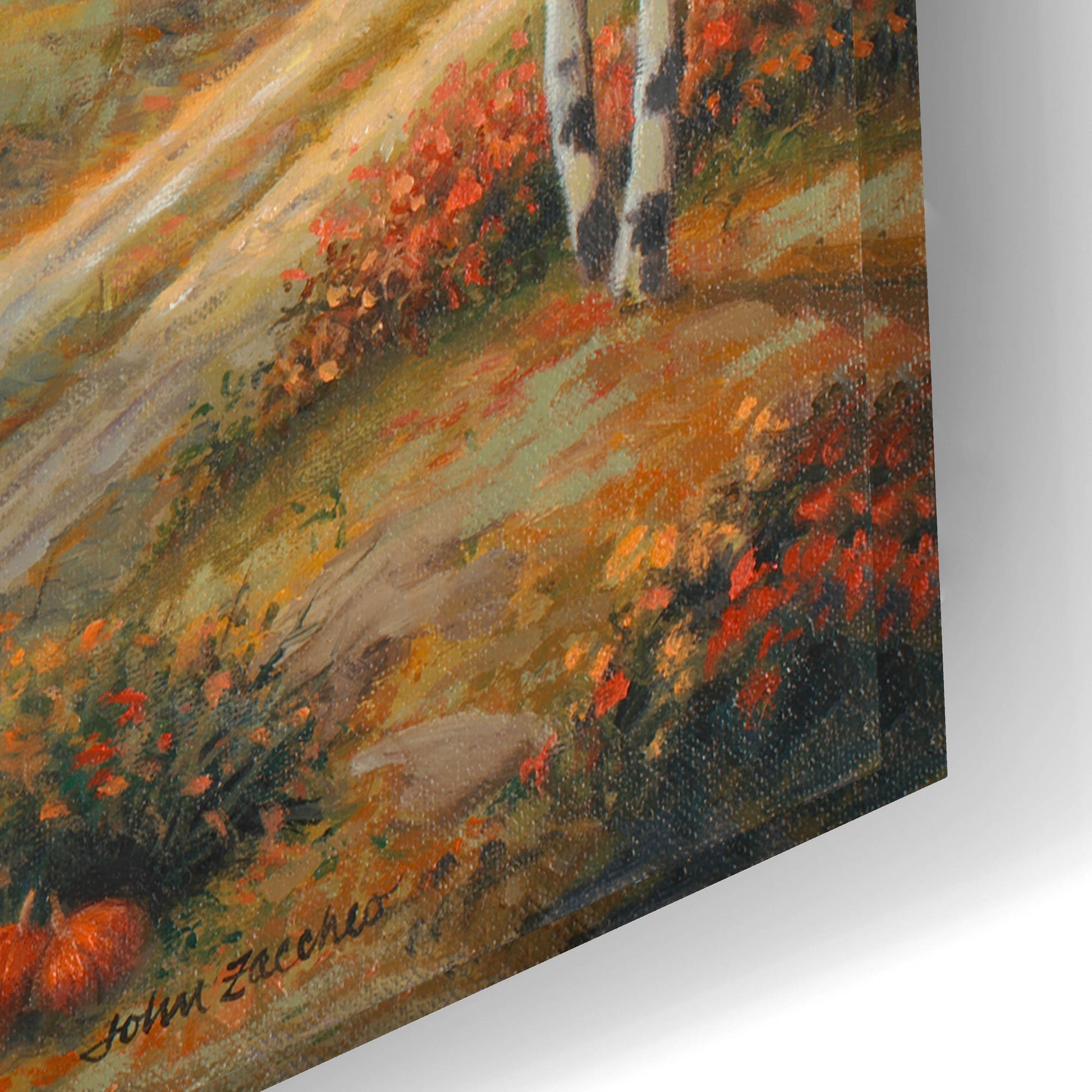 Epic Art 'Autumn In Vermont' by John Zaccheo, Acrylic Glass Wall Art,24x16