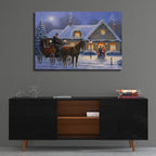Epic Art 'Christmas Eve' by John Zaccheo, Acrylic Glass Wall Art,36x24