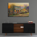 Epic Art 'Old Country Store' by John Zaccheo, Acrylic Glass Wall Art,36x24