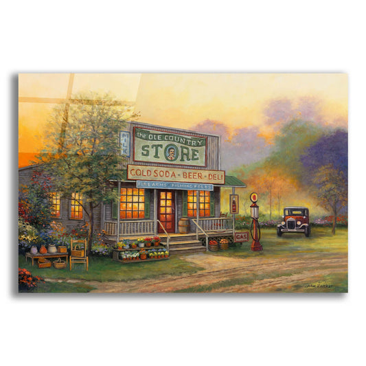 Epic Art 'Old Country Store' by John Zaccheo, Acrylic Glass Wall Art