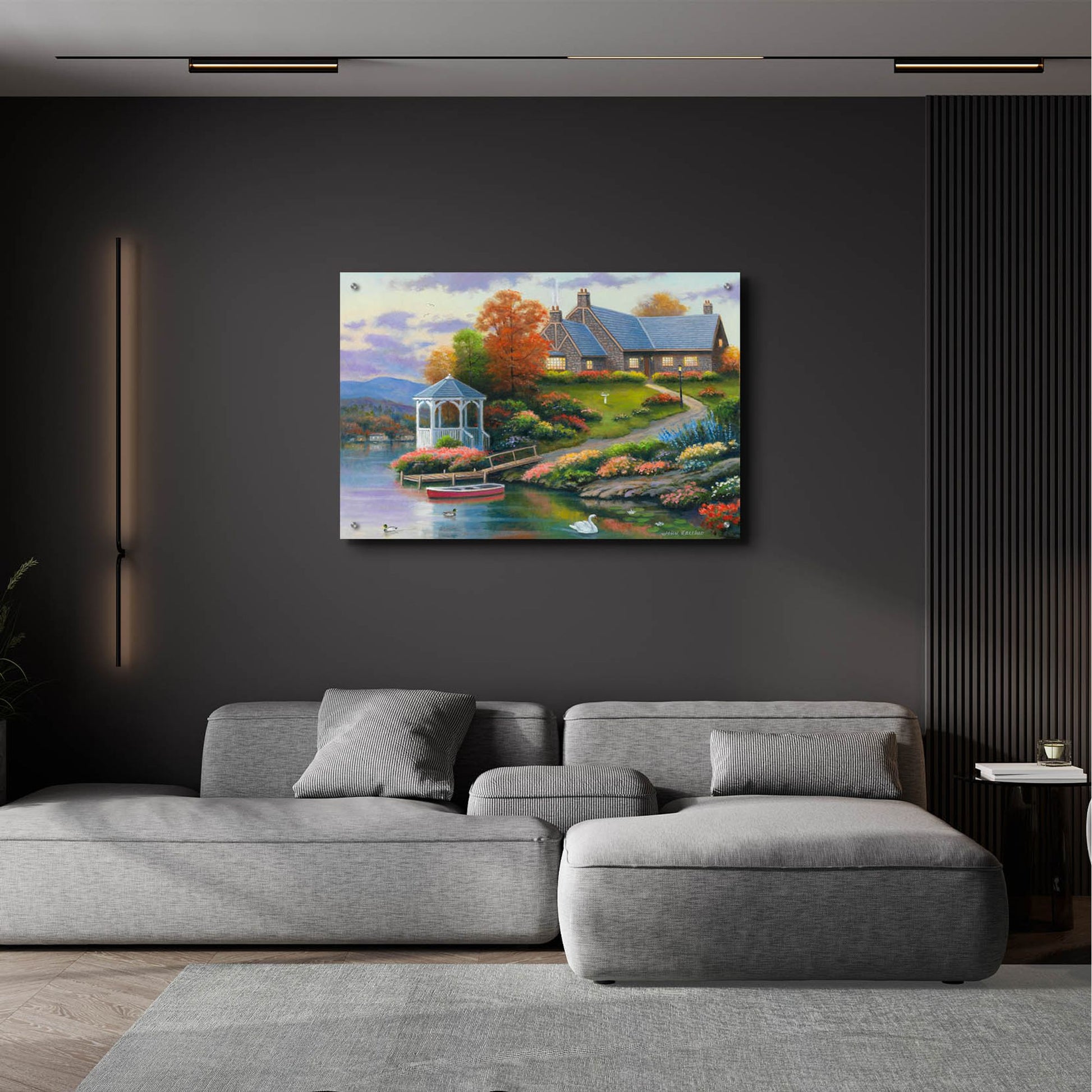 Epic Art 'Almost Autumn' by John Zaccheo, Acrylic Glass Wall Art,36x24