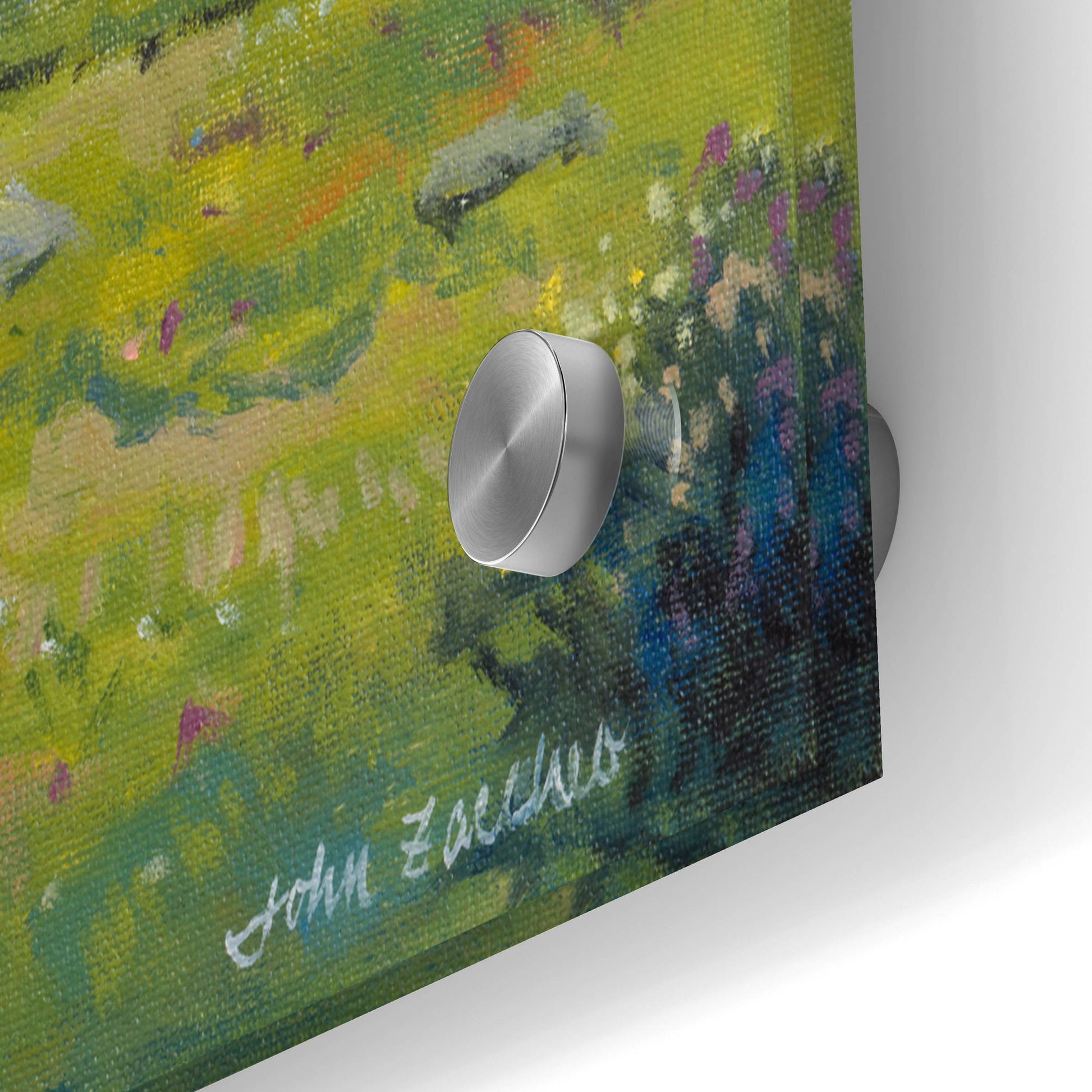 Epic Art 'Peaceful Pasture' by John Zaccheo, Acrylic Glass Wall Art,36x24