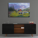 Epic Art 'Peaceful Pasture' by John Zaccheo, Acrylic Glass Wall Art,36x24