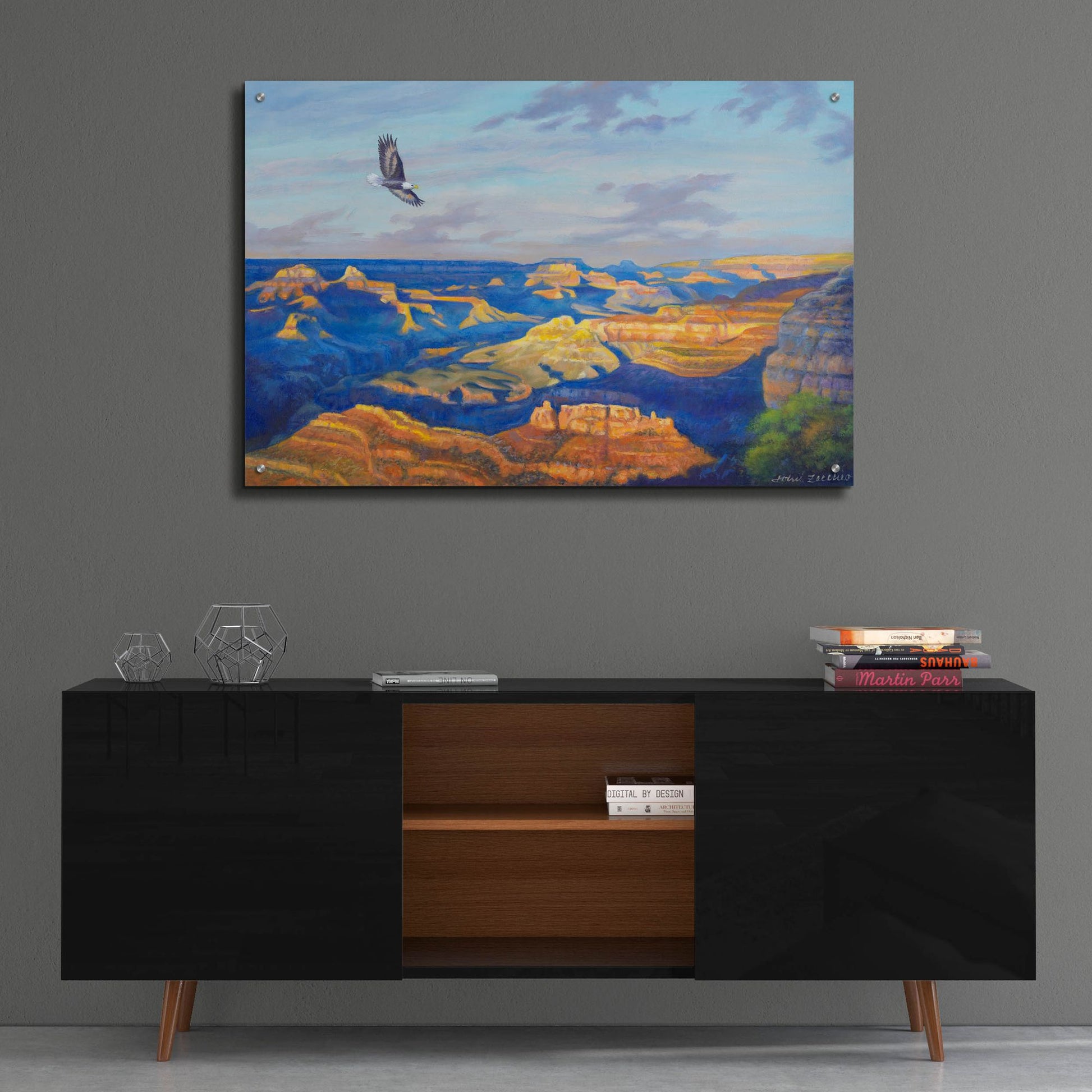 Epic Art 'Grand Canyon Vista' by John Zaccheo, Acrylic Glass Wall Art,36x24