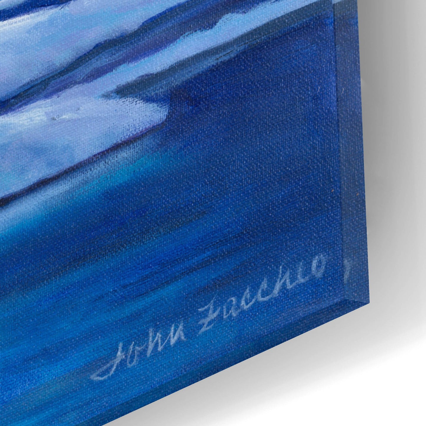 Epic Art 'Natures Gift to Winter' by John Zaccheo, Acrylic Glass Wall Art,16x12