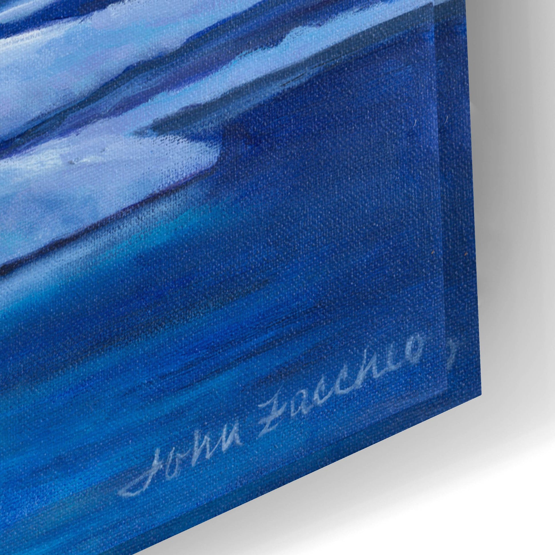 Epic Art 'Natures Gift to Winter' by John Zaccheo, Acrylic Glass Wall Art,24x16