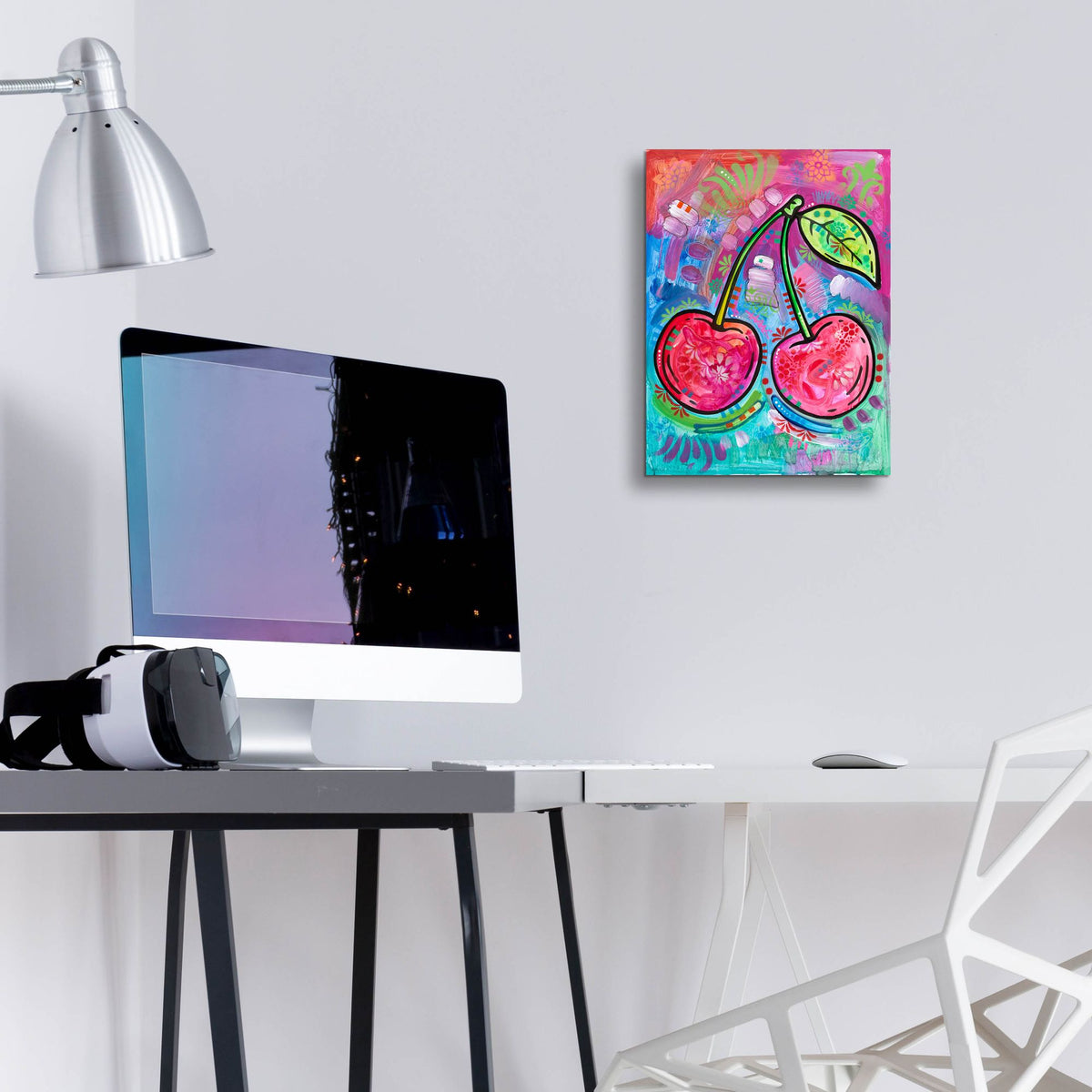 Epic Art 'Cherry Time' by Dean Russo, Acrylic Glass Wall Art,12x16