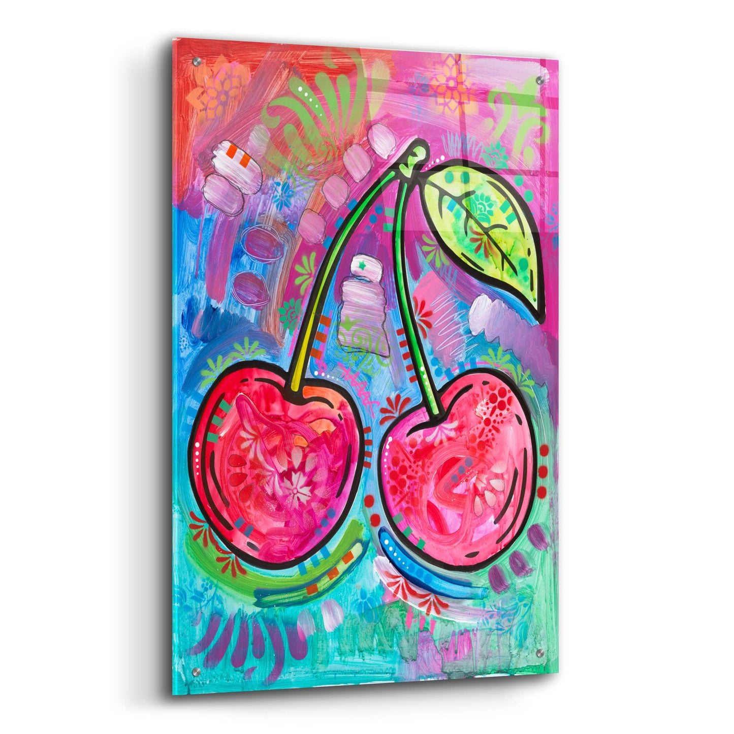 Epic Art 'Cherry Time' by Dean Russo, Acrylic Glass Wall Art,24x36