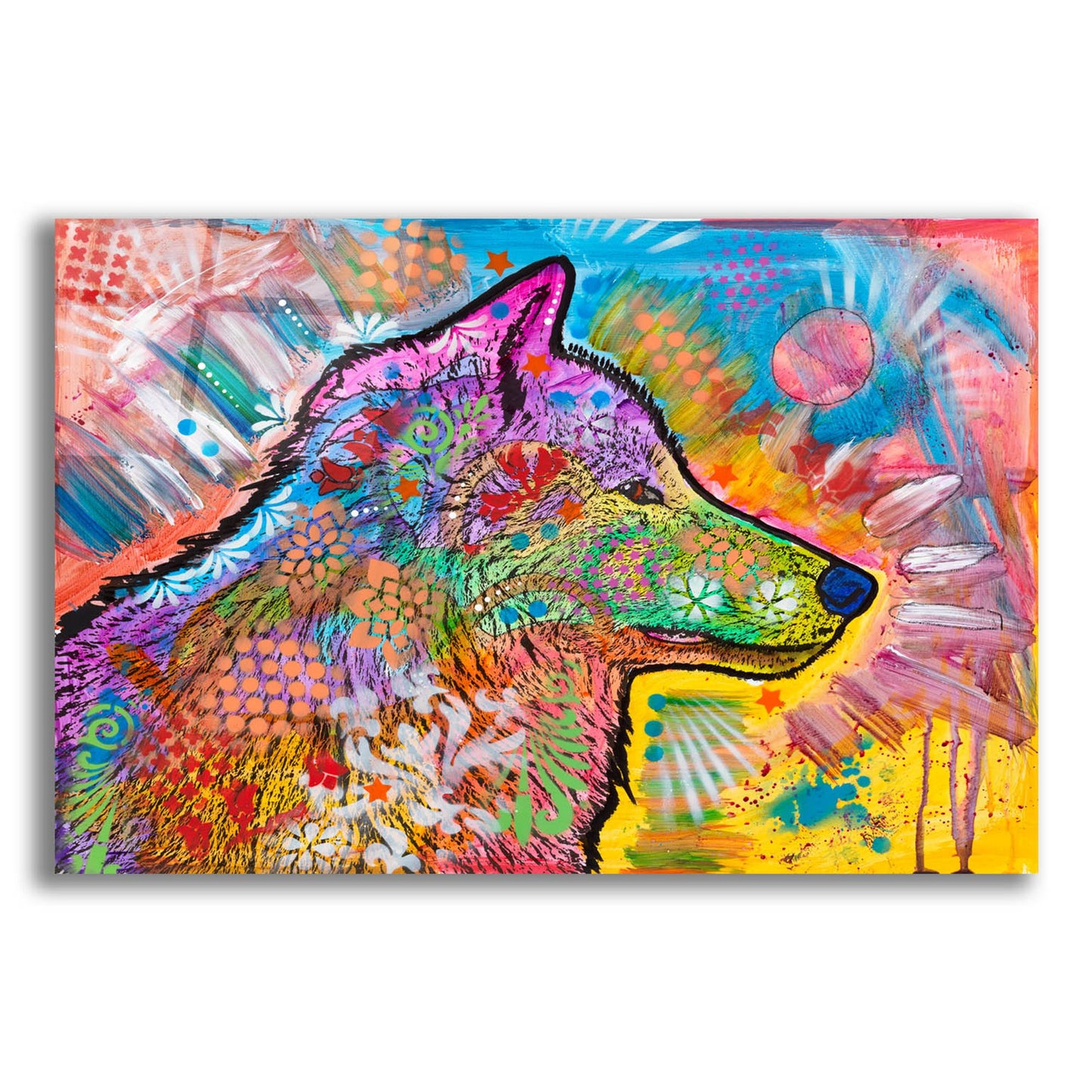 Epic Art 'Observing' by Dean Russo, Acrylic Glass Wall Art,24x16