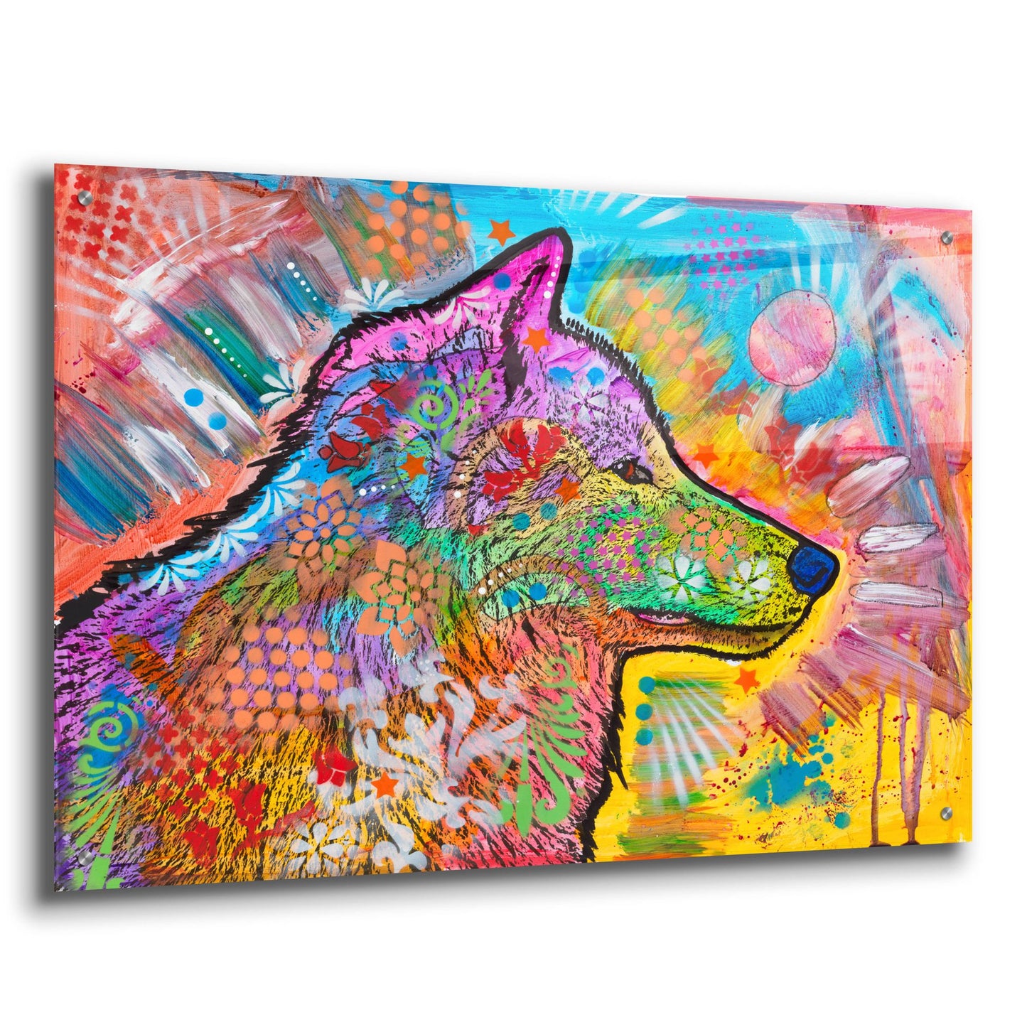 Epic Art 'Observing' by Dean Russo, Acrylic Glass Wall Art,36x24