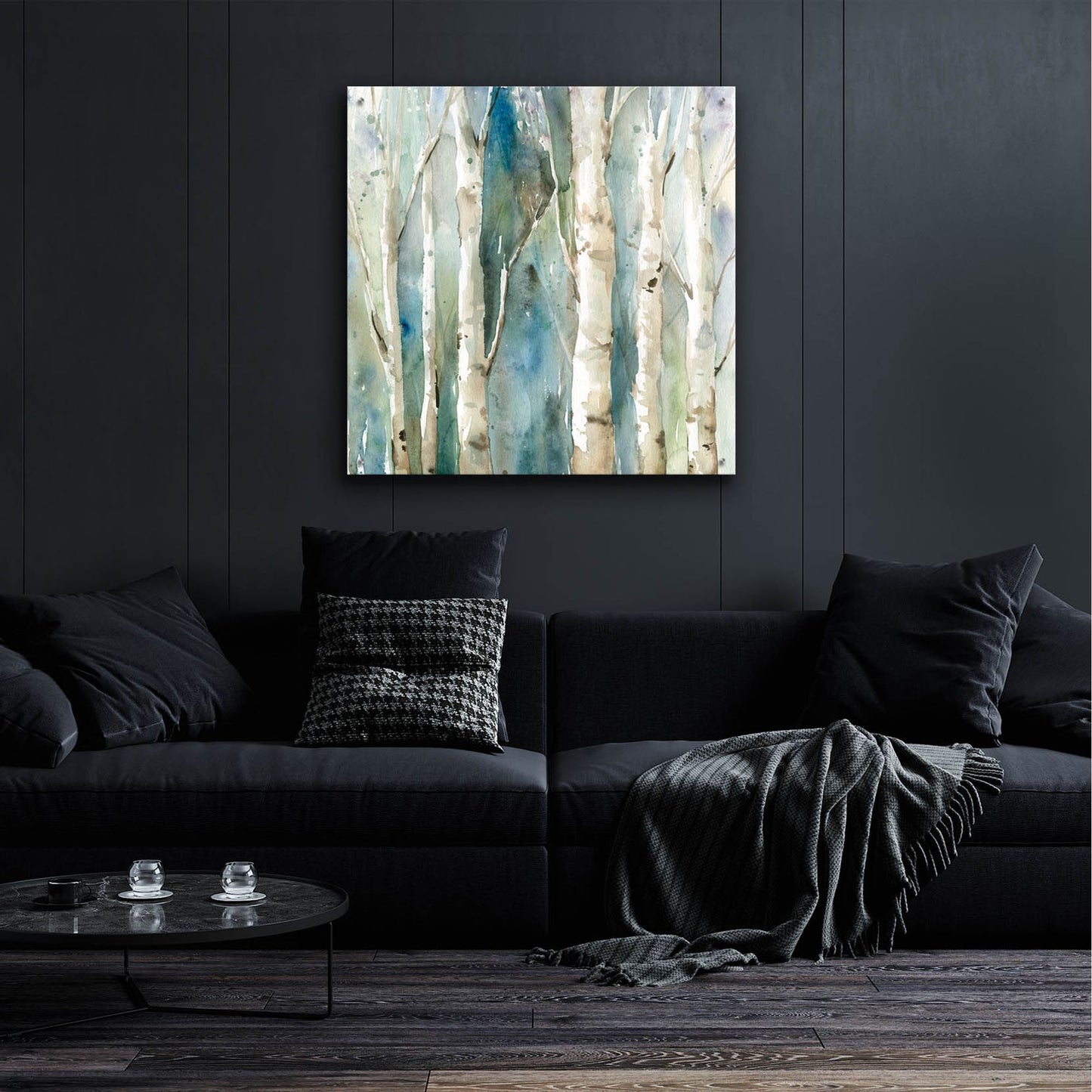 Epic Art 'River Birch' by Carol Robinson, Acrylic Glass Wall Art,36x36