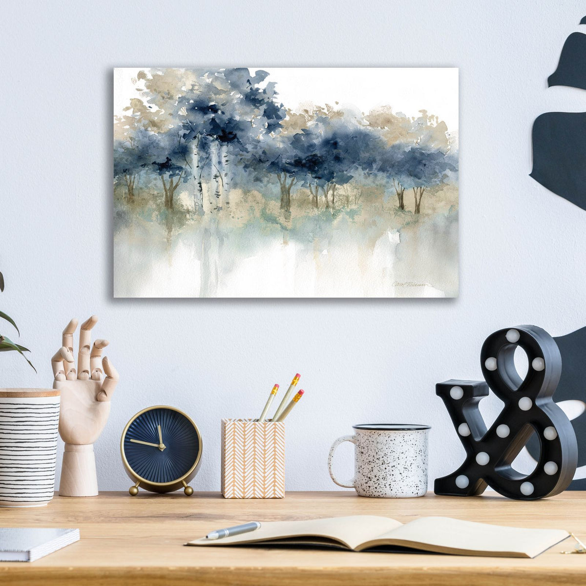 Waters Edge I by Carol Robinson - 16x12 acrylic wall art in a room