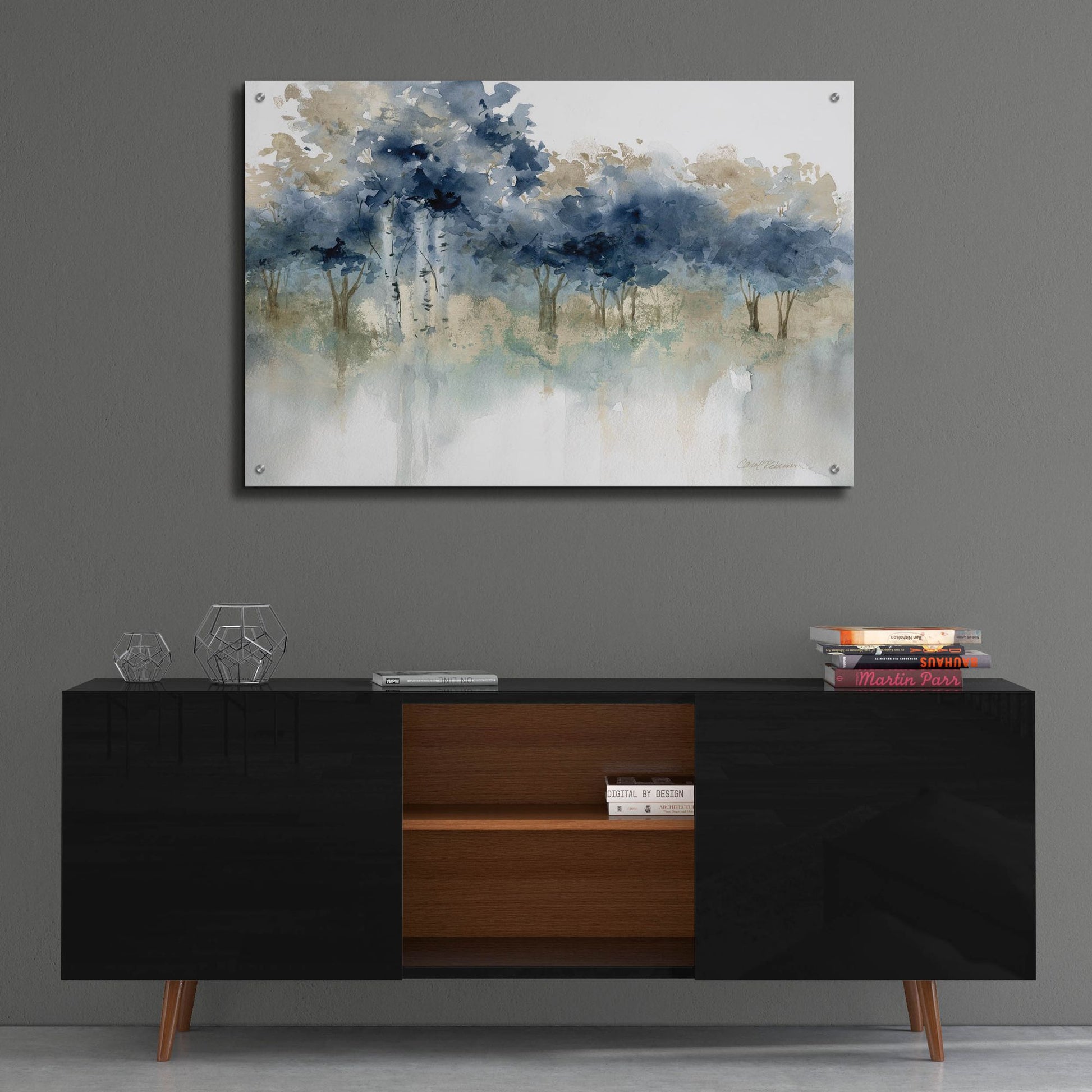 Epic Art 'Waters Edge I' by Carol Robinson, Acrylic Glass Wall Art,36x24