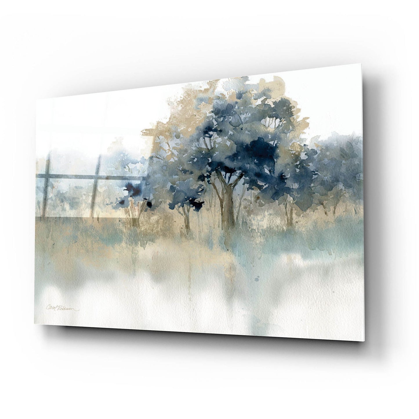 Epic Art 'Waters Edge II' by Carol Robinson, Acrylic Glass Wall Art,24x16