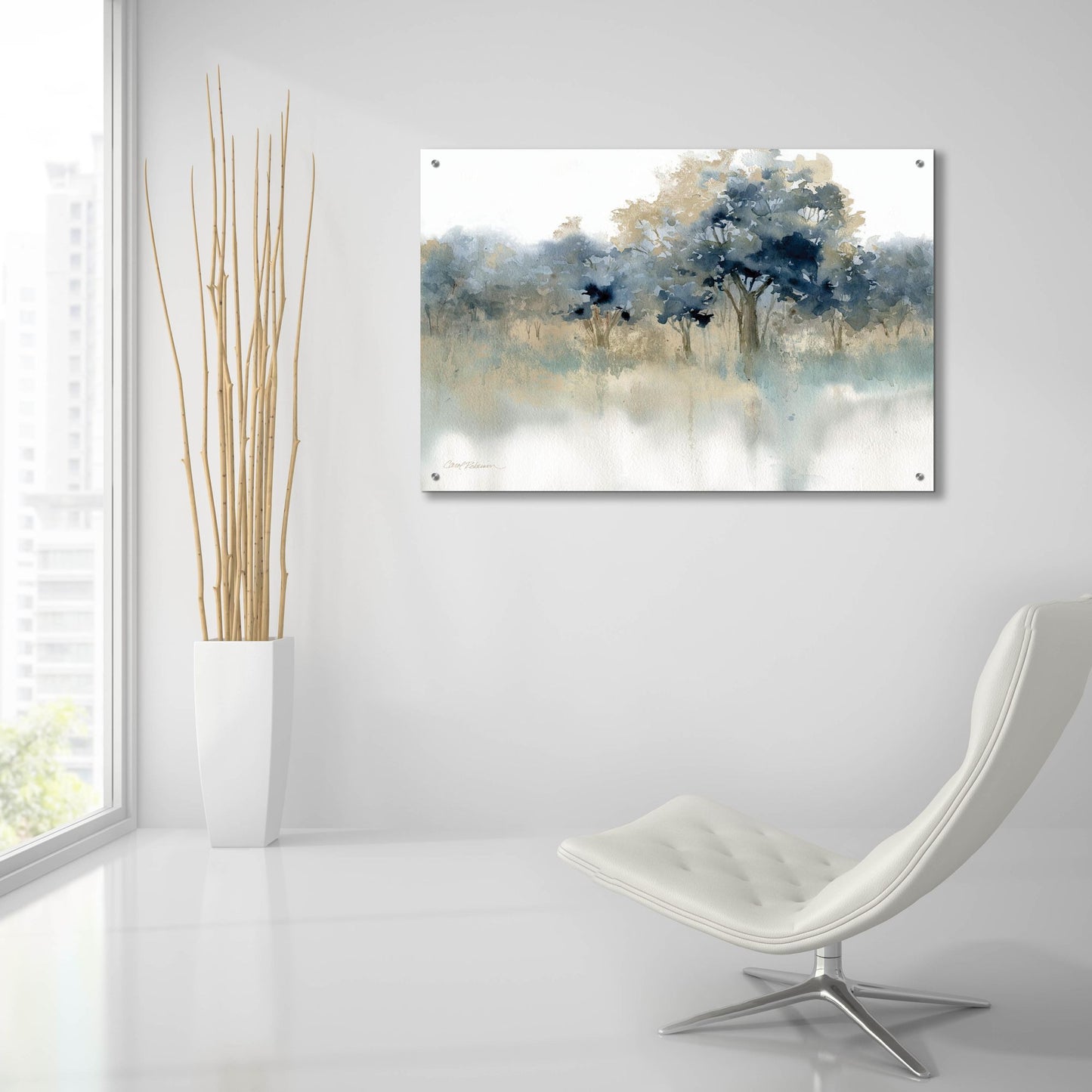 Epic Art 'Waters Edge II' by Carol Robinson, Acrylic Glass Wall Art,36x24