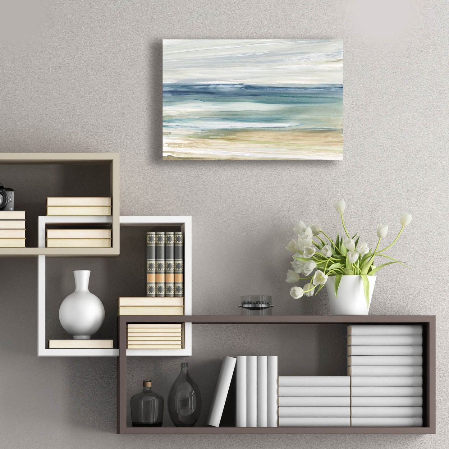 Epic Art 'Ocean Breeze' by Carol Robinson, Acrylic Glass Wall Art,24x16