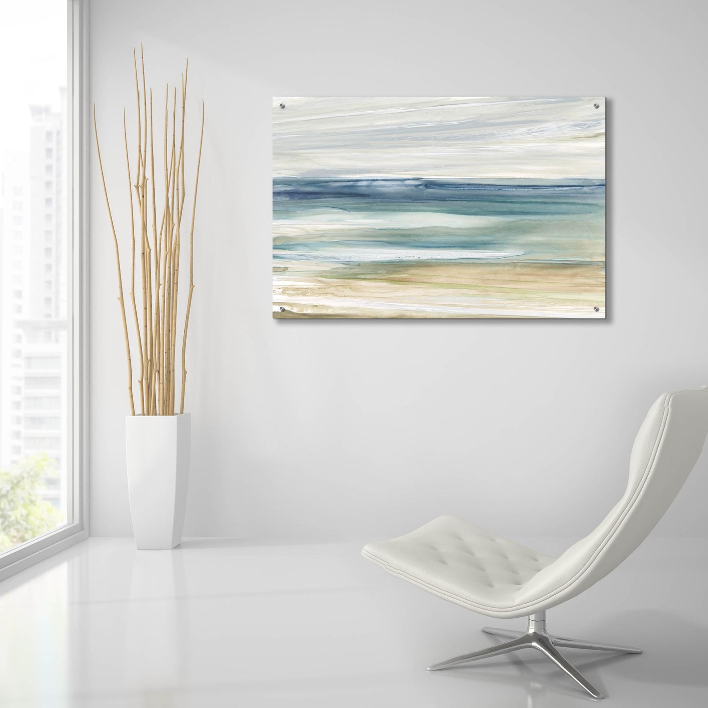 Epic Art 'Ocean Breeze' by Carol Robinson, Acrylic Glass Wall Art,36x24