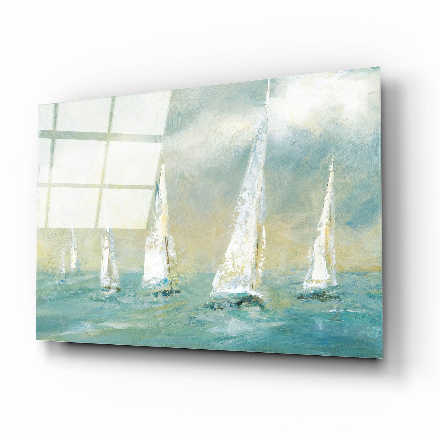 Epic Art 'Ocean Sail' by Carol Robinson, Acrylic Glass Wall Art,16x12