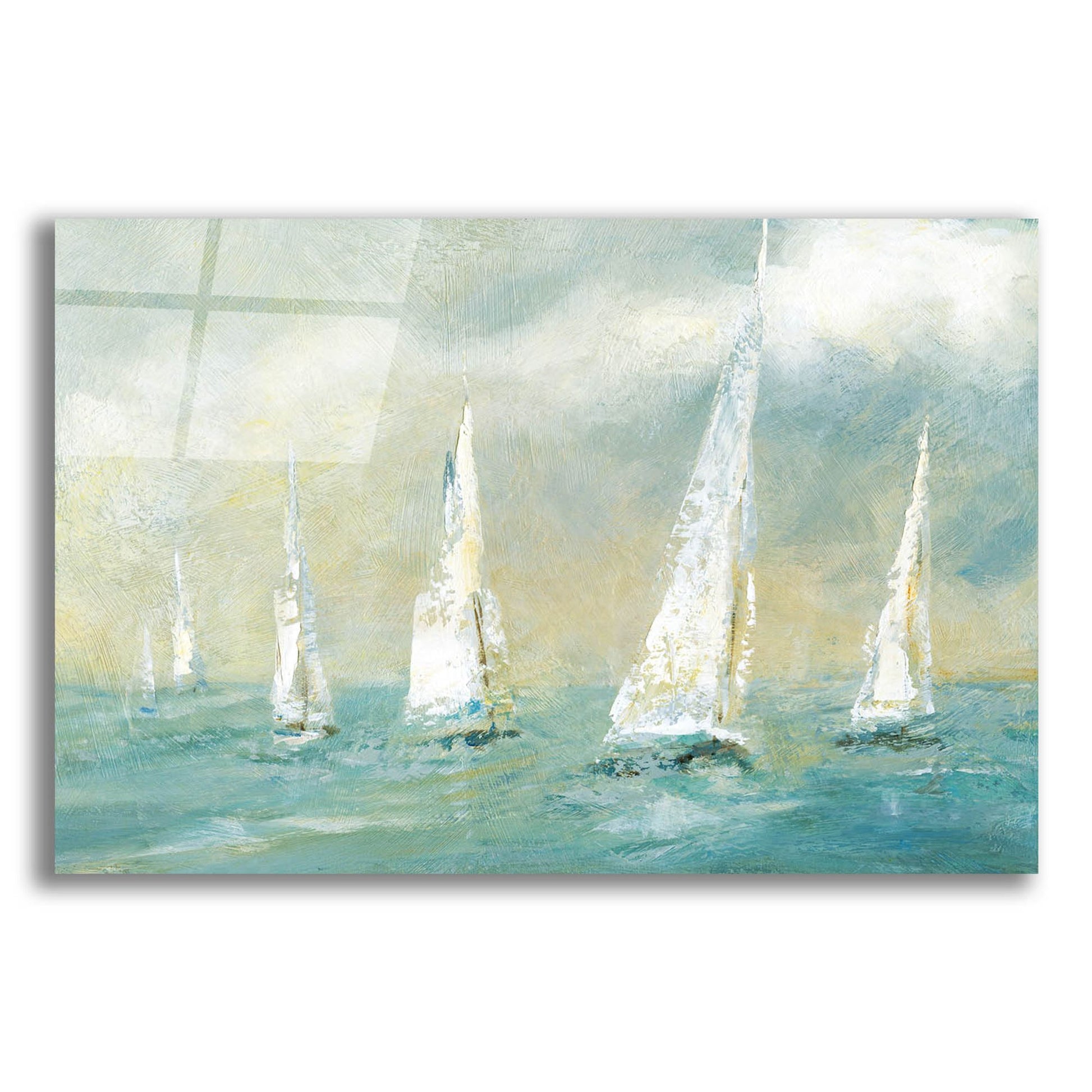 Epic Art 'Ocean Sail' by Carol Robinson, Acrylic Glass Wall Art,24x16