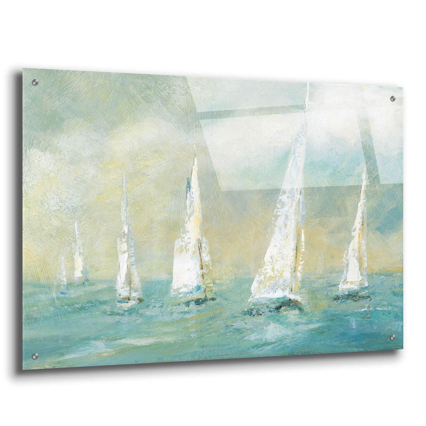 Epic Art 'Ocean Sail' by Carol Robinson, Acrylic Glass Wall Art,36x24