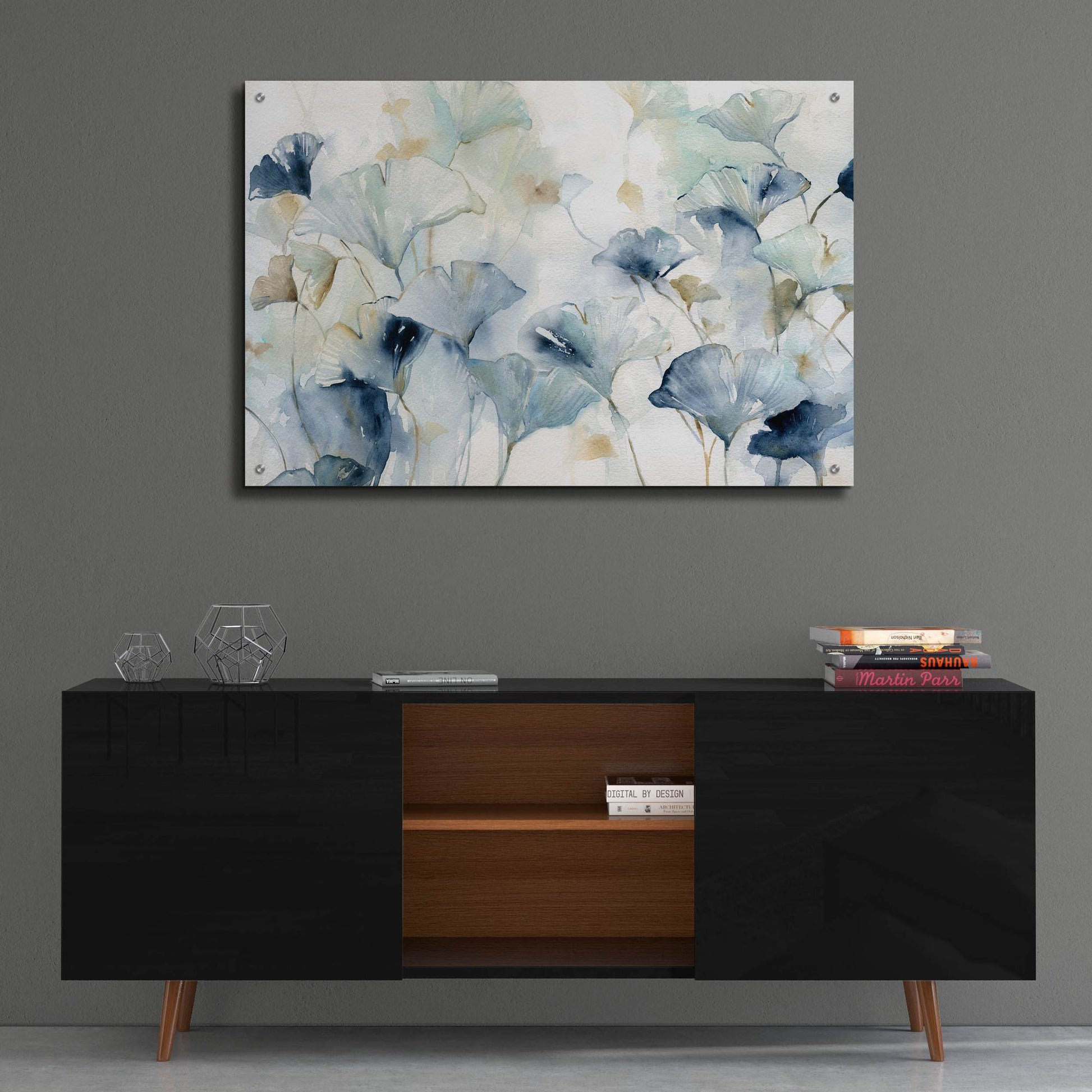 Epic Art 'Glorious ginkgo' by Carol Robinson, Acrylic Glass Wall Art,36x24