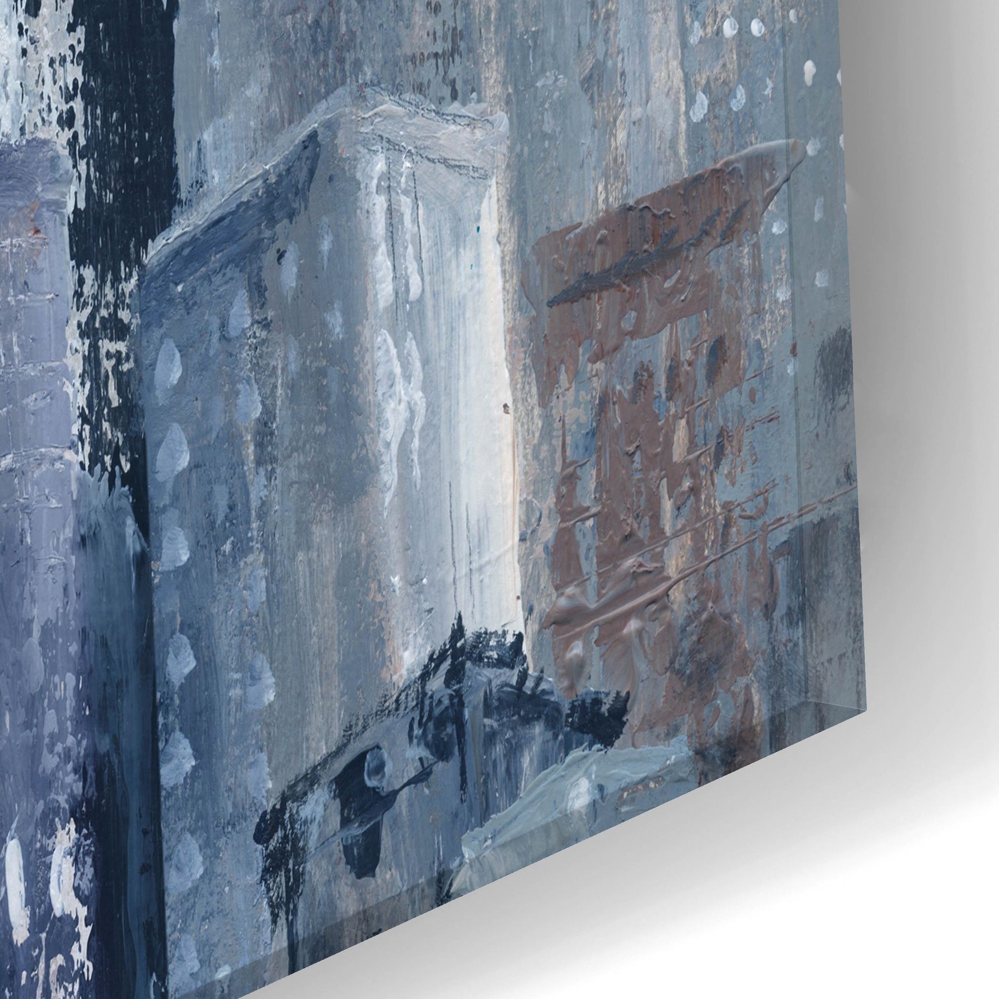 Epic Art 'City Mood' by Carol Robinson, Acrylic Glass Wall Art,24x12