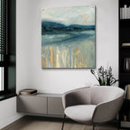 Long Road Home by Carol Robinson - 36x36 acrylic wall art in a room